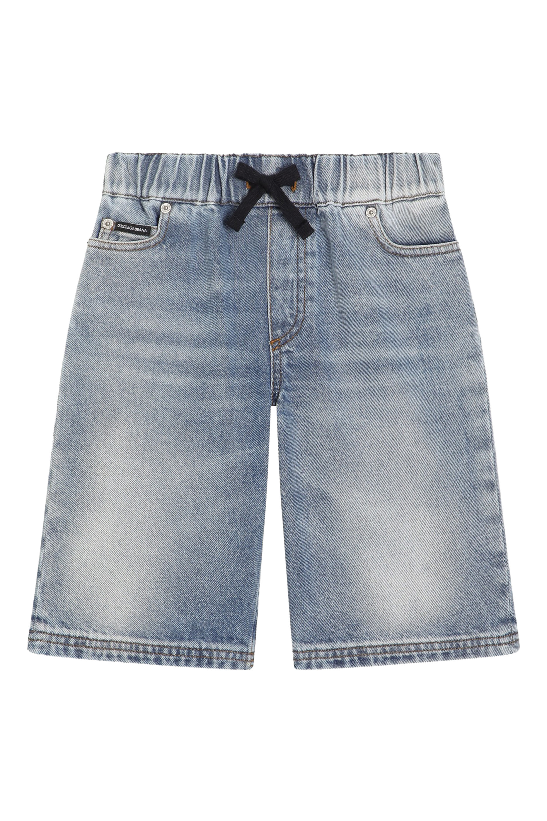 Kids Denim Bermuda Shorts