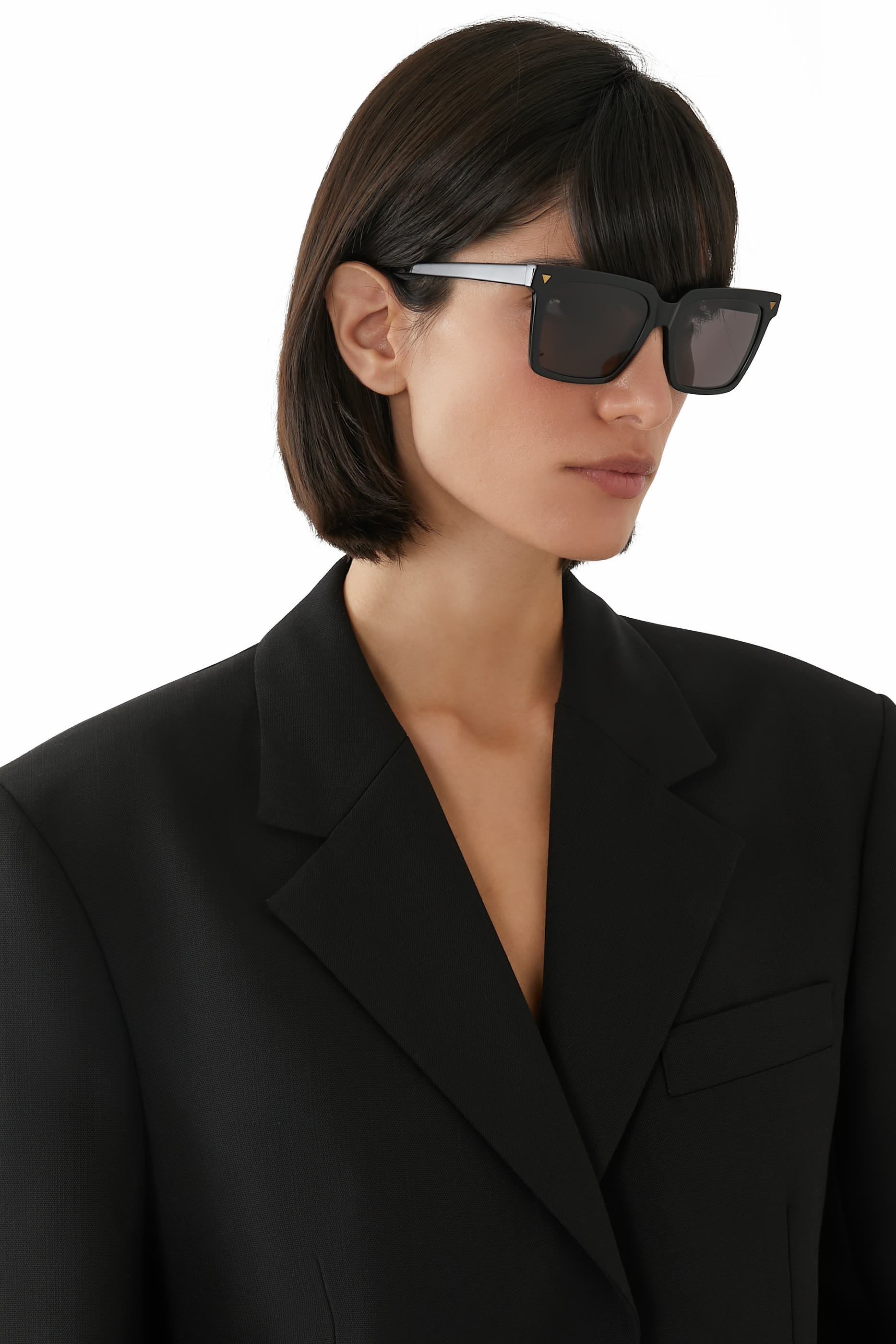 Soft Recycled Acetate Square Sunglasses