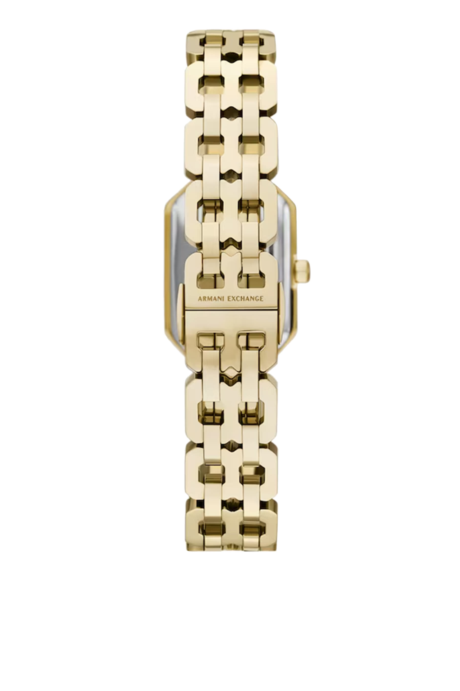 Two-Hand Gold-Tone Stainless Steel Watch