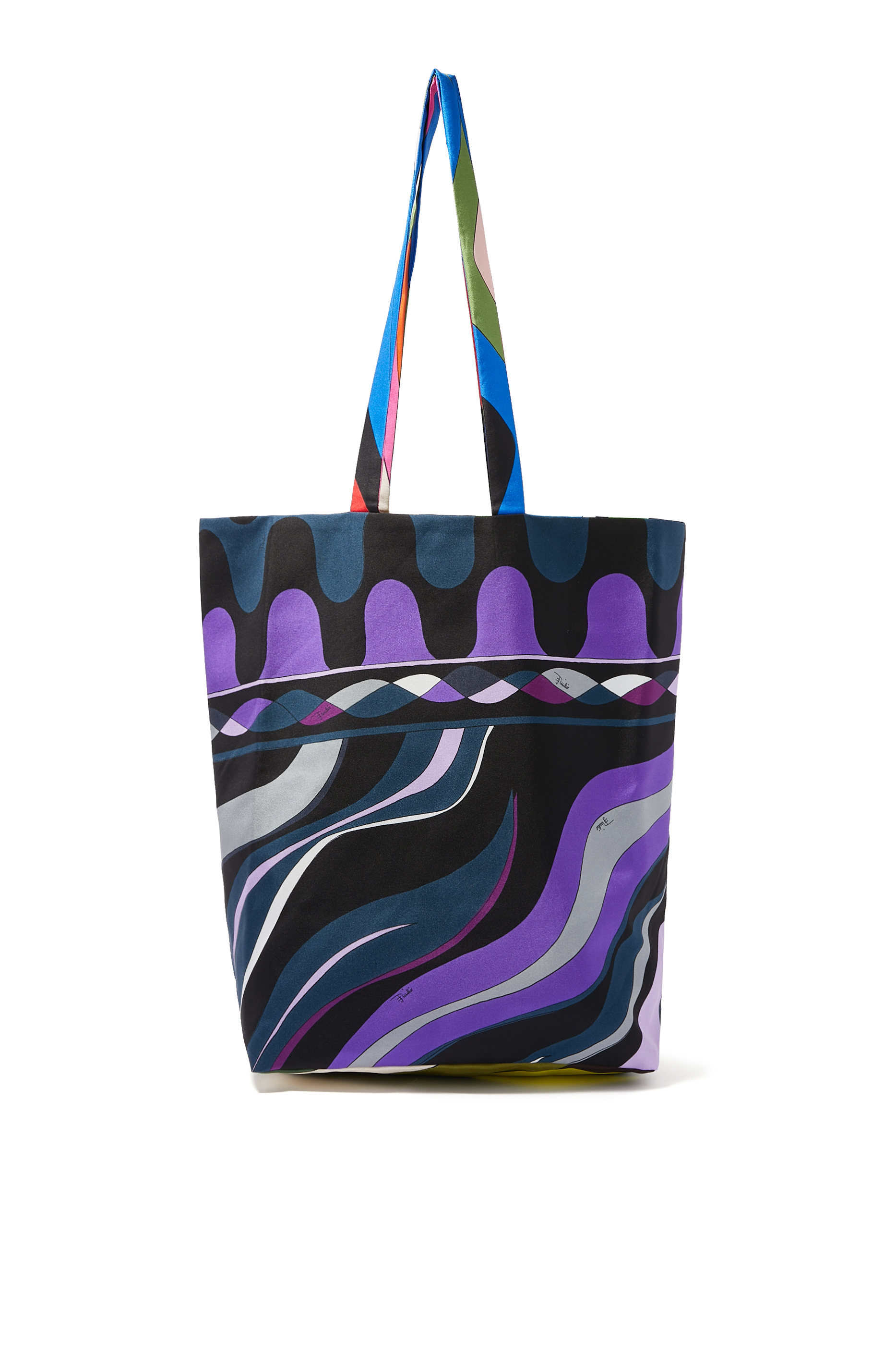 Gallery Reversible Silk Twill Tote Bag