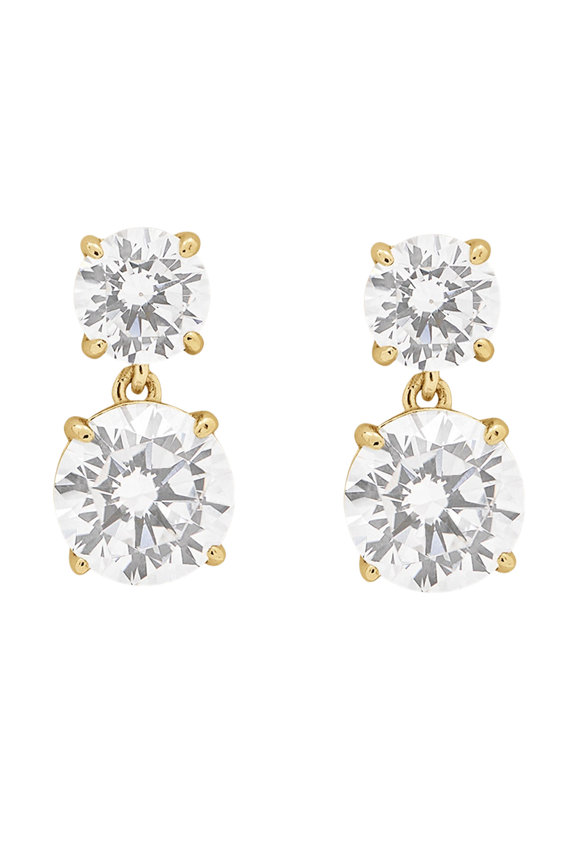 CZ Drop Earrings