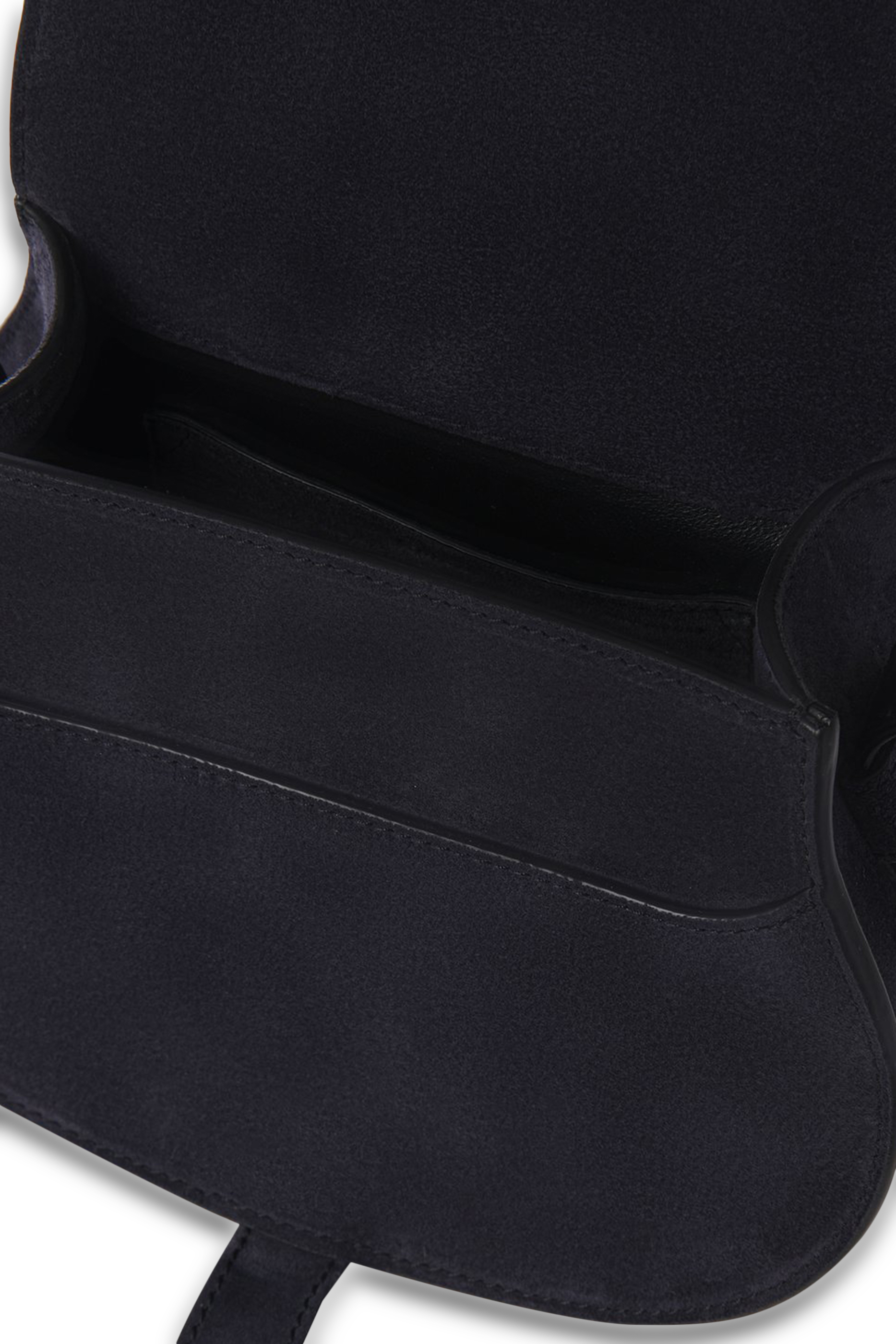 Marcie Small Suede Saddle Bag