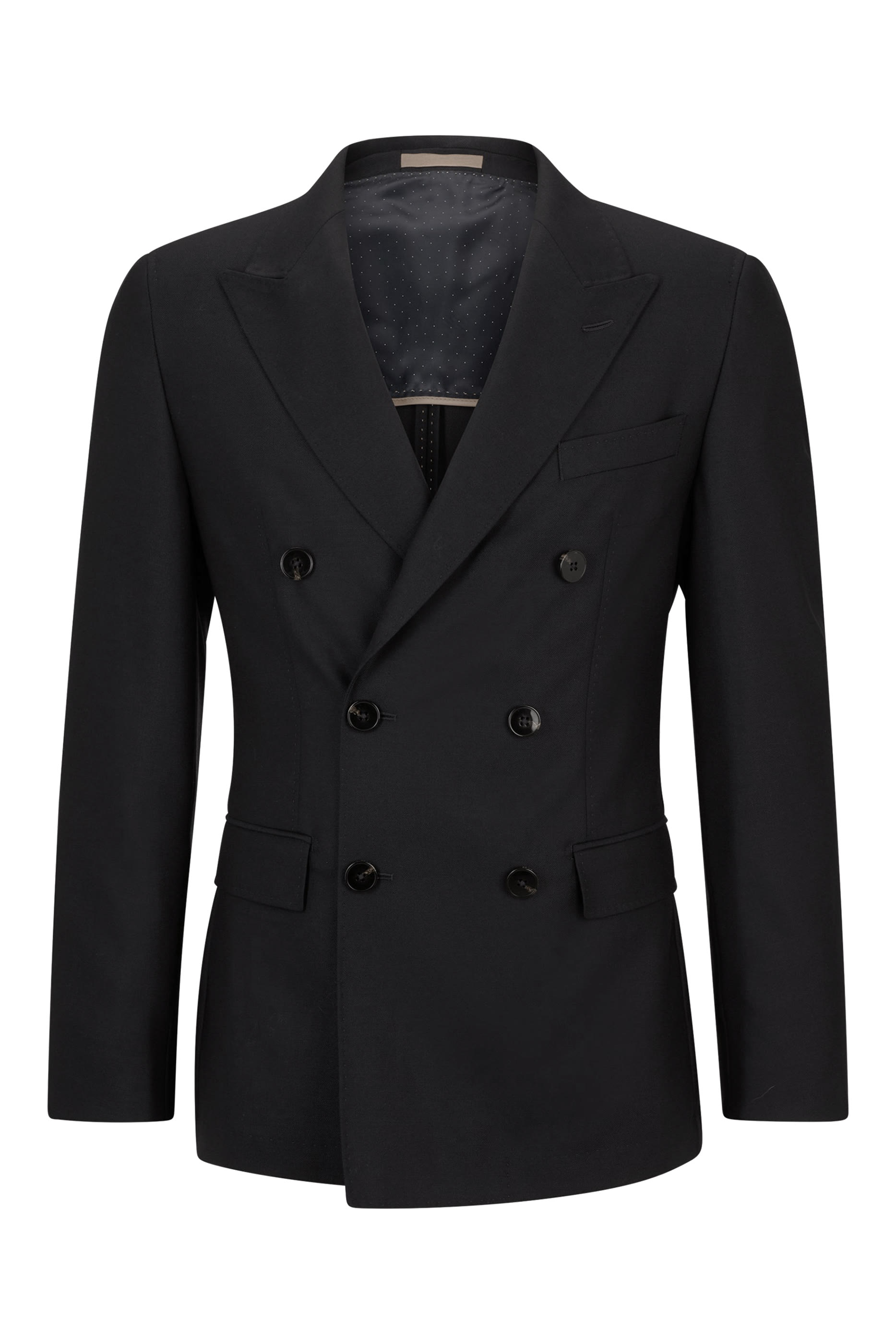 Heston Double-Breasted Slim-Fit Jacket
