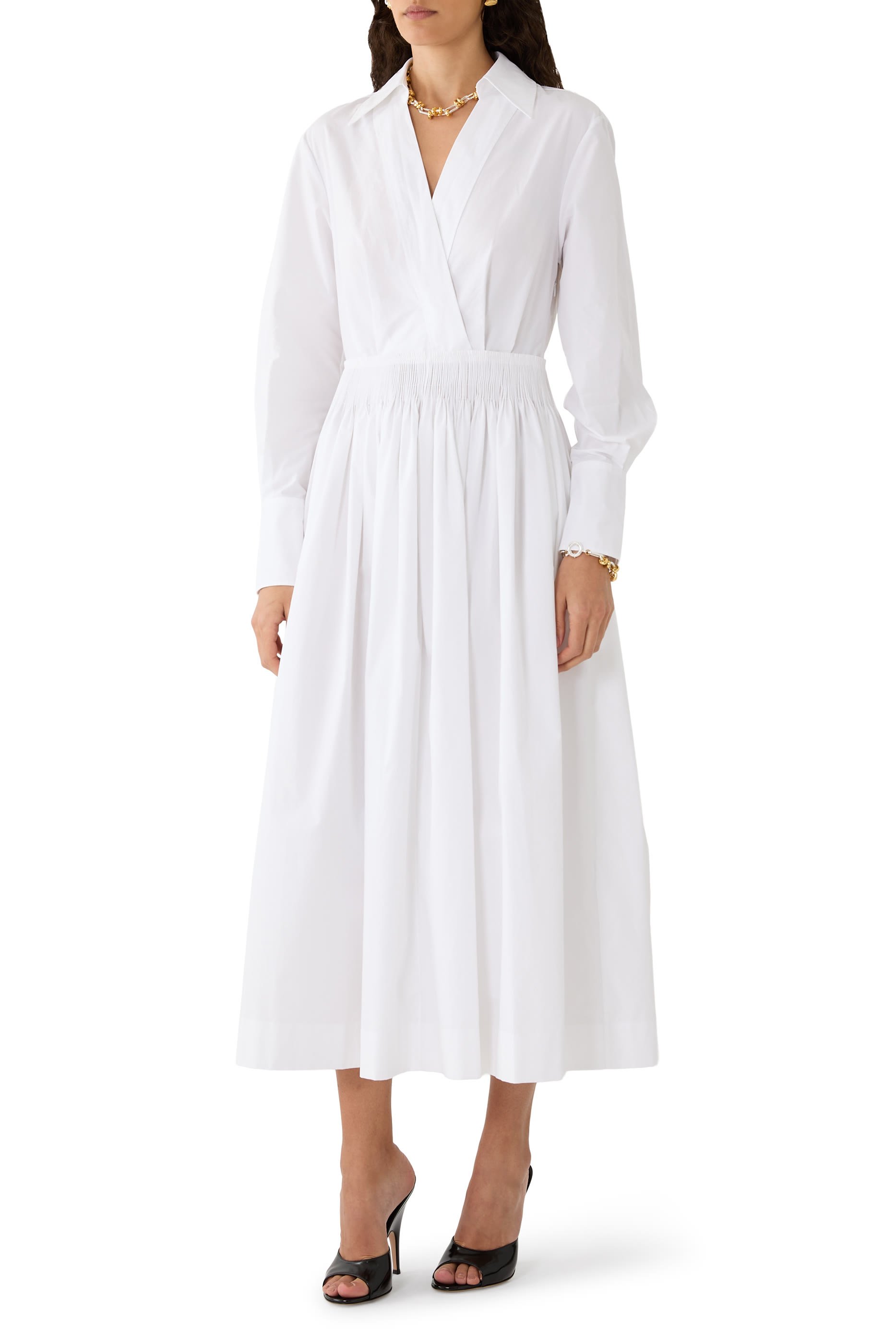 Kathe Cotton Poplin Dress