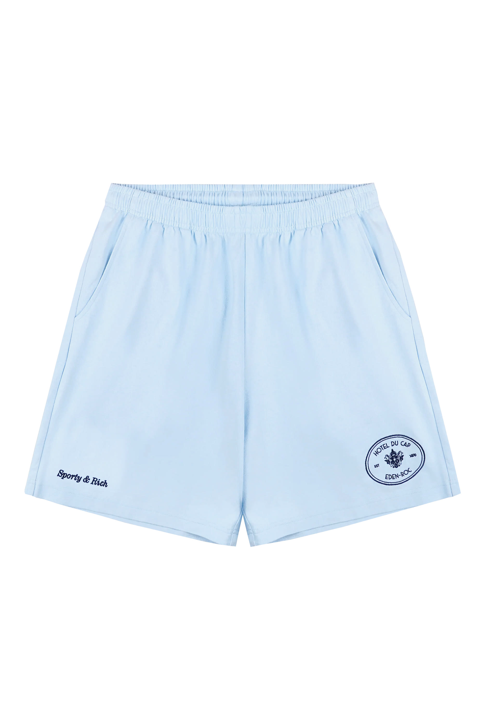 Crest-Embroidered Shorts