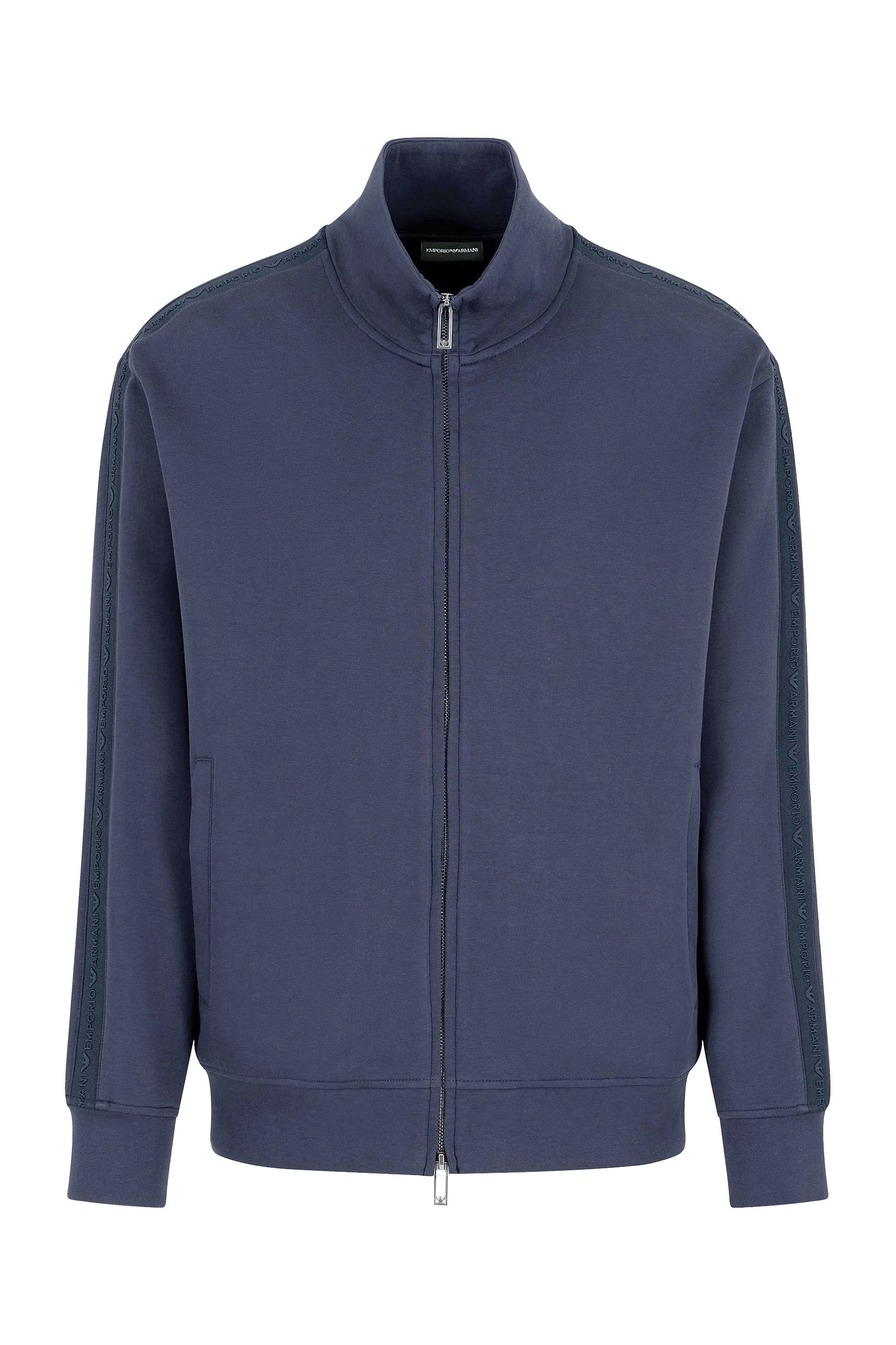 Jersey Zip-Up Sweatshirt