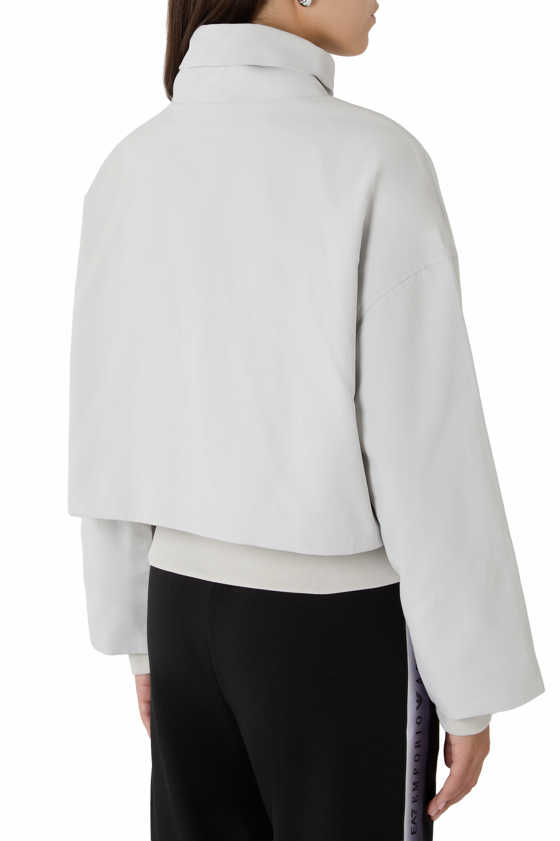 Zip-Up Blouson Jacket