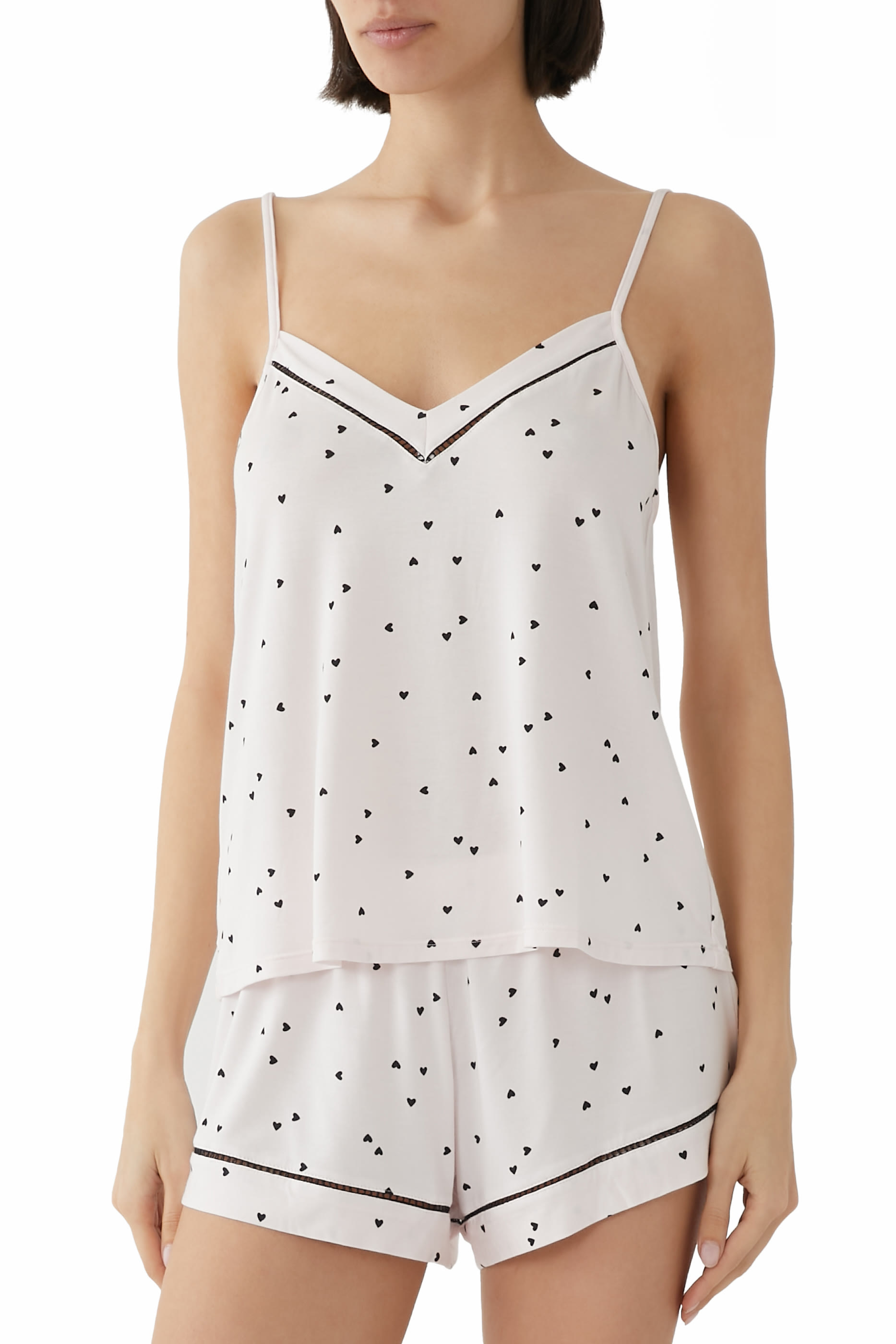 Fiona Double V Cami and Short PJ Set