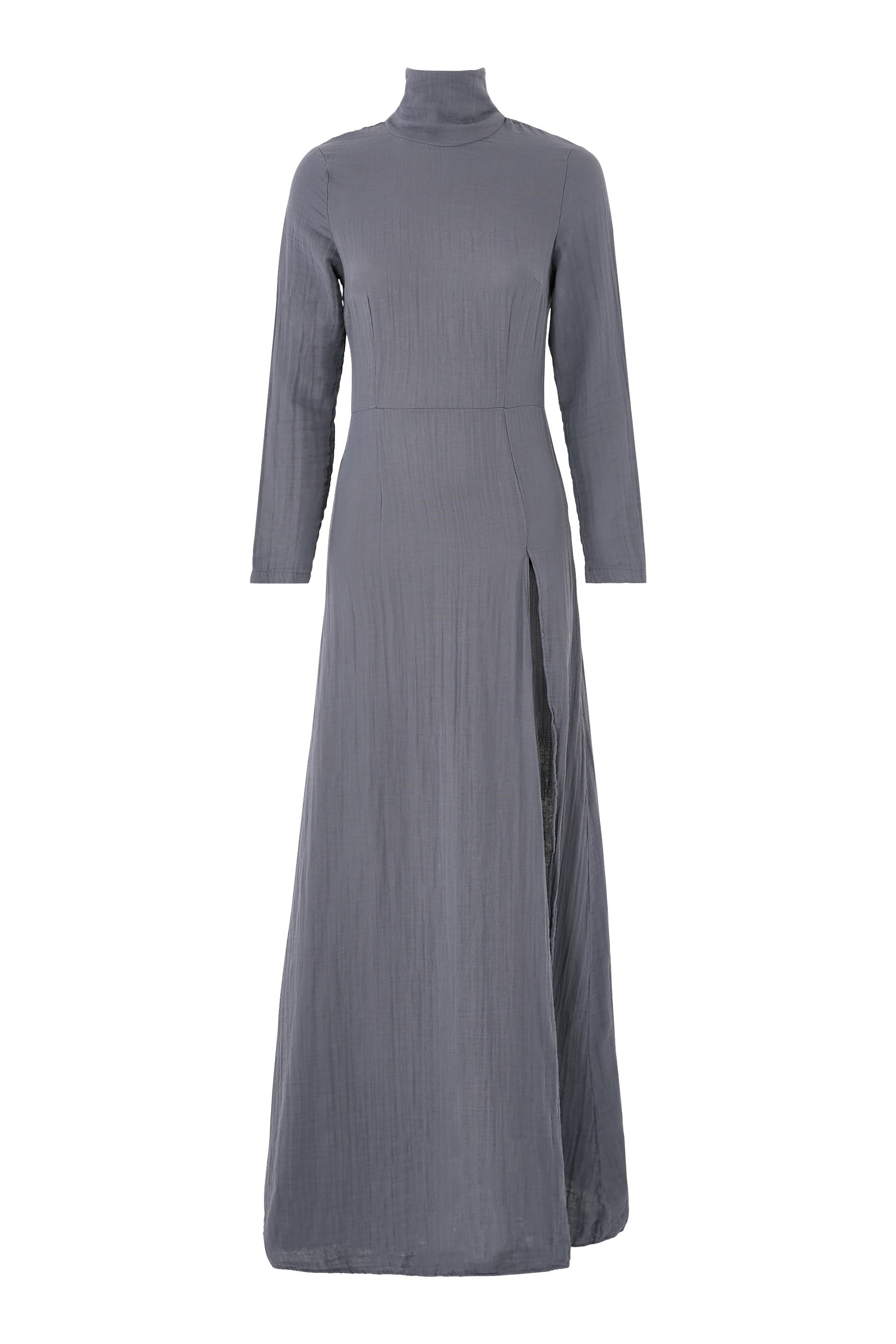 High-Neck Maxi Dress