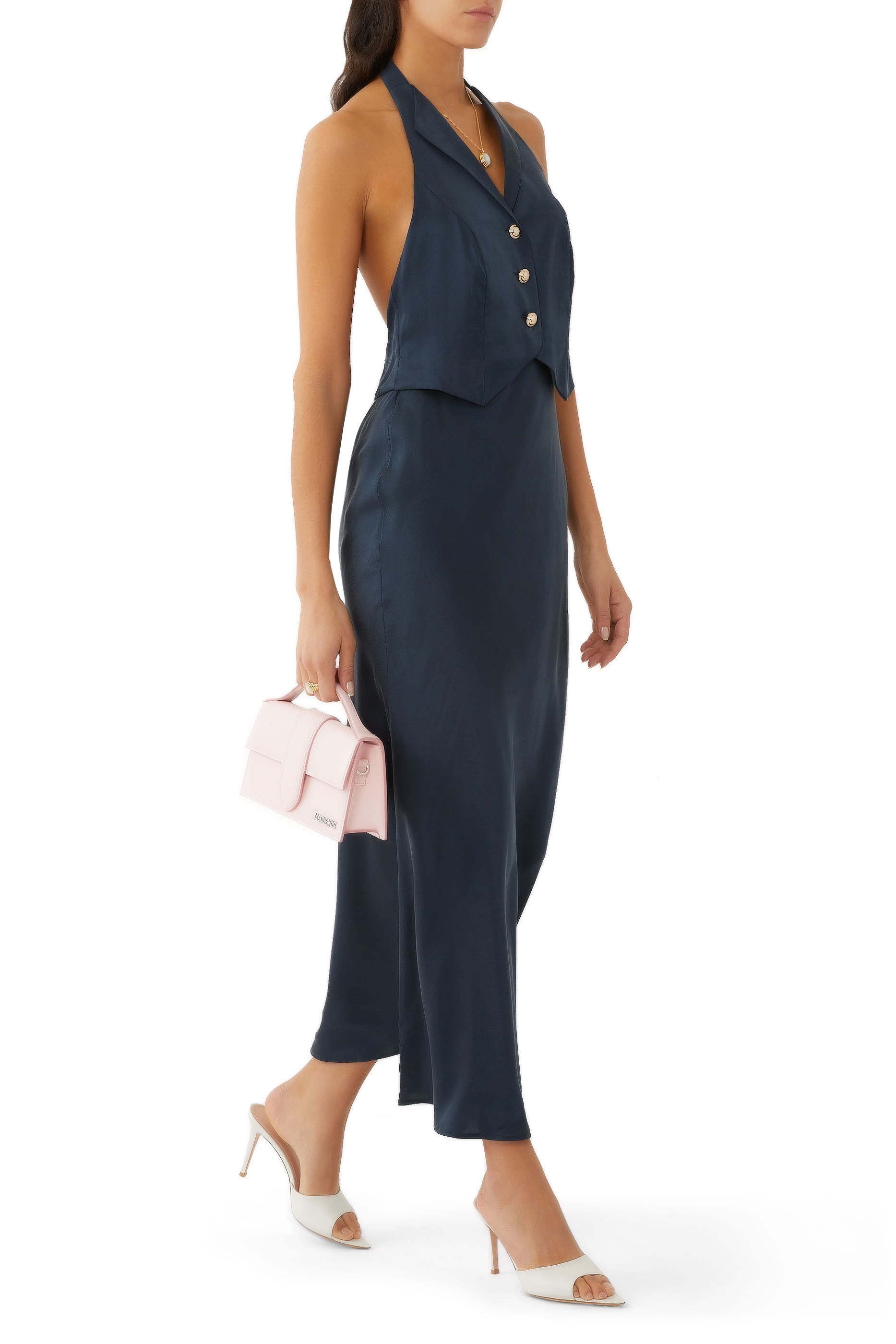 Estella Waistcoat Midi Dress
