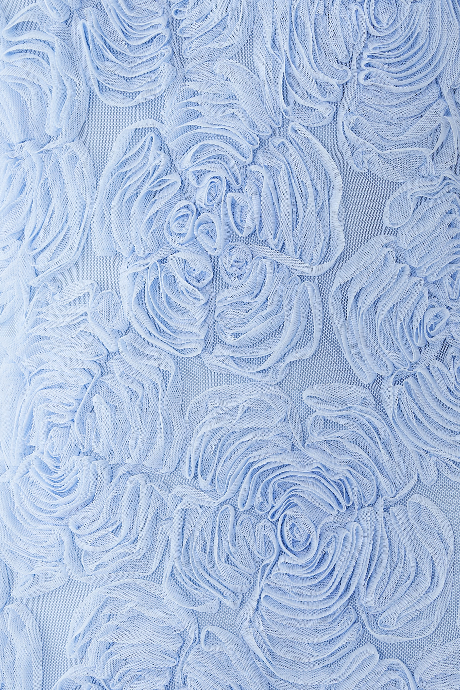 Flower Mesh Maxi Dress