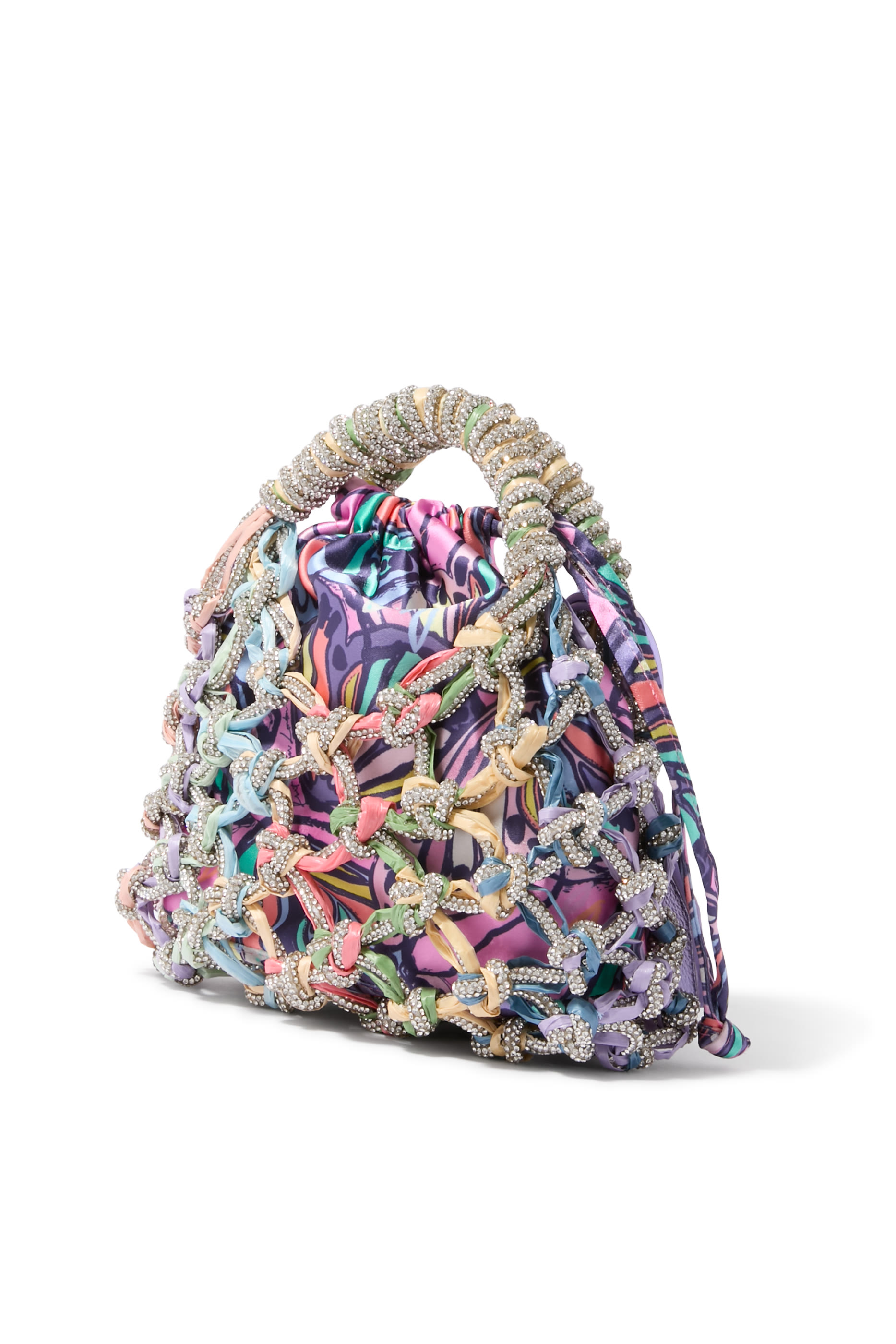 Macrame Crystal Bag