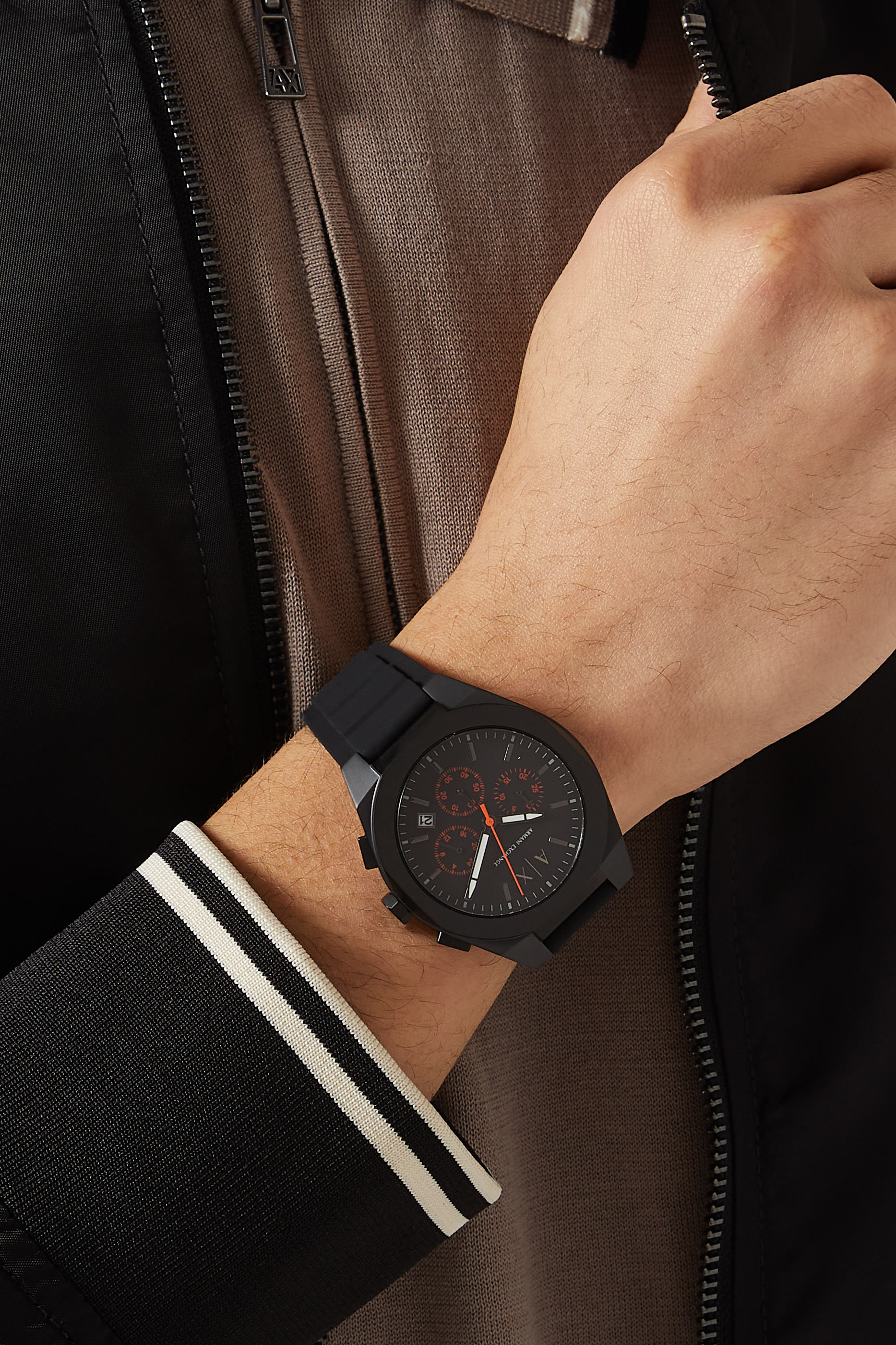 Sync Chronograph Silicone Watch