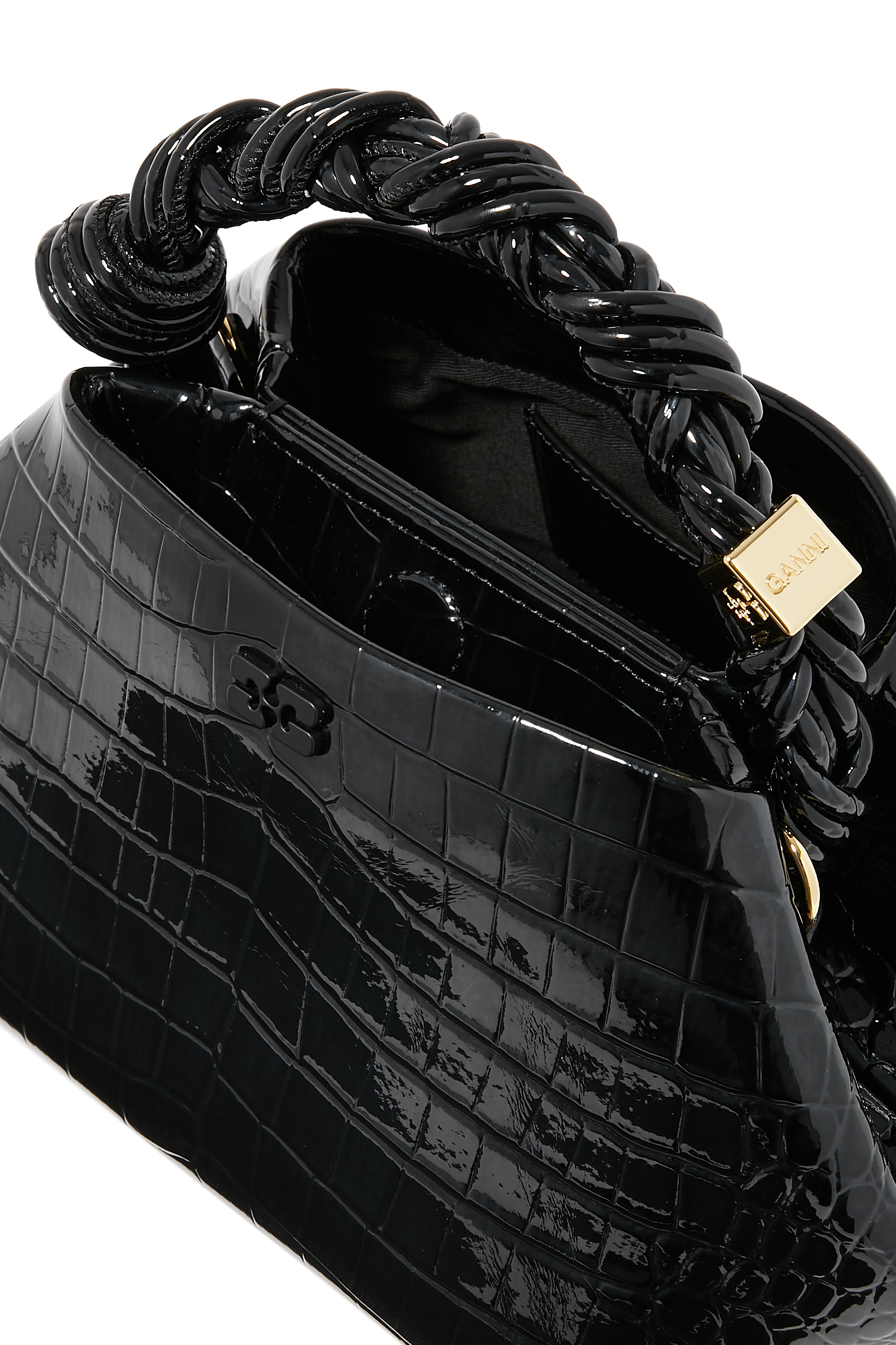 Croco Patent Small Bou Bag