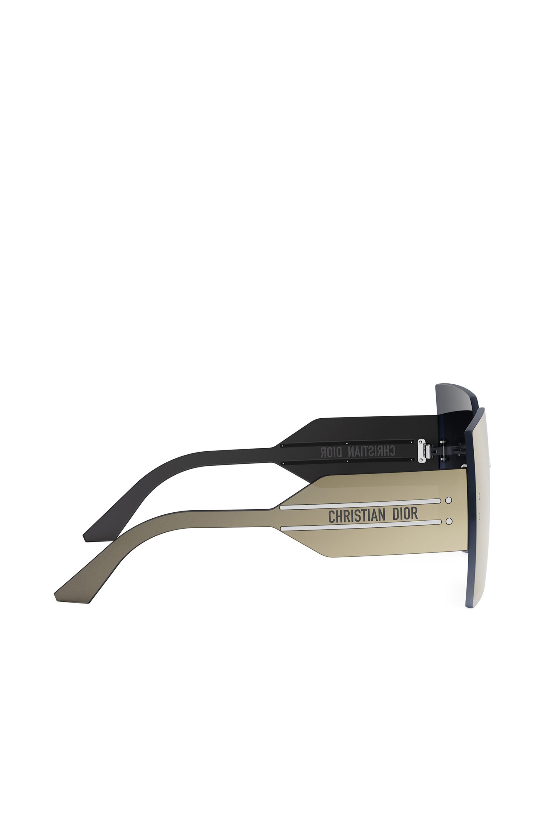 DiorClub M5U Gold Geometric Sunglasses