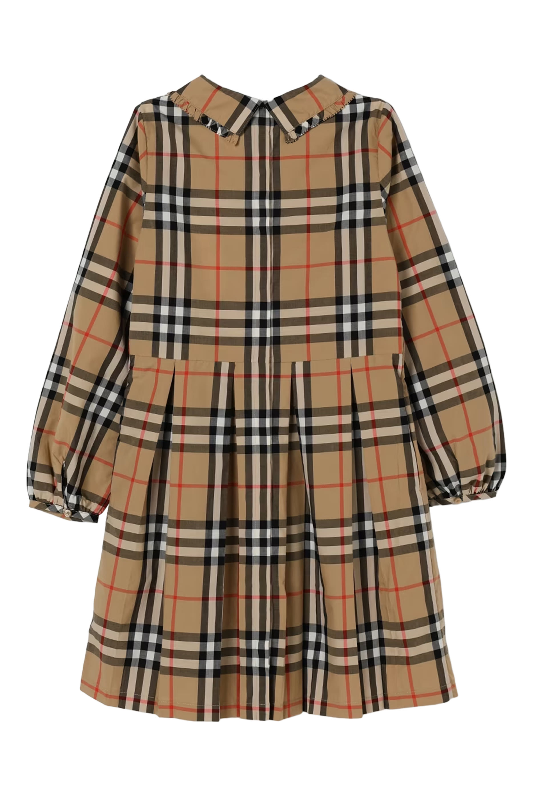 Kids Check Cotton Poplin Dress