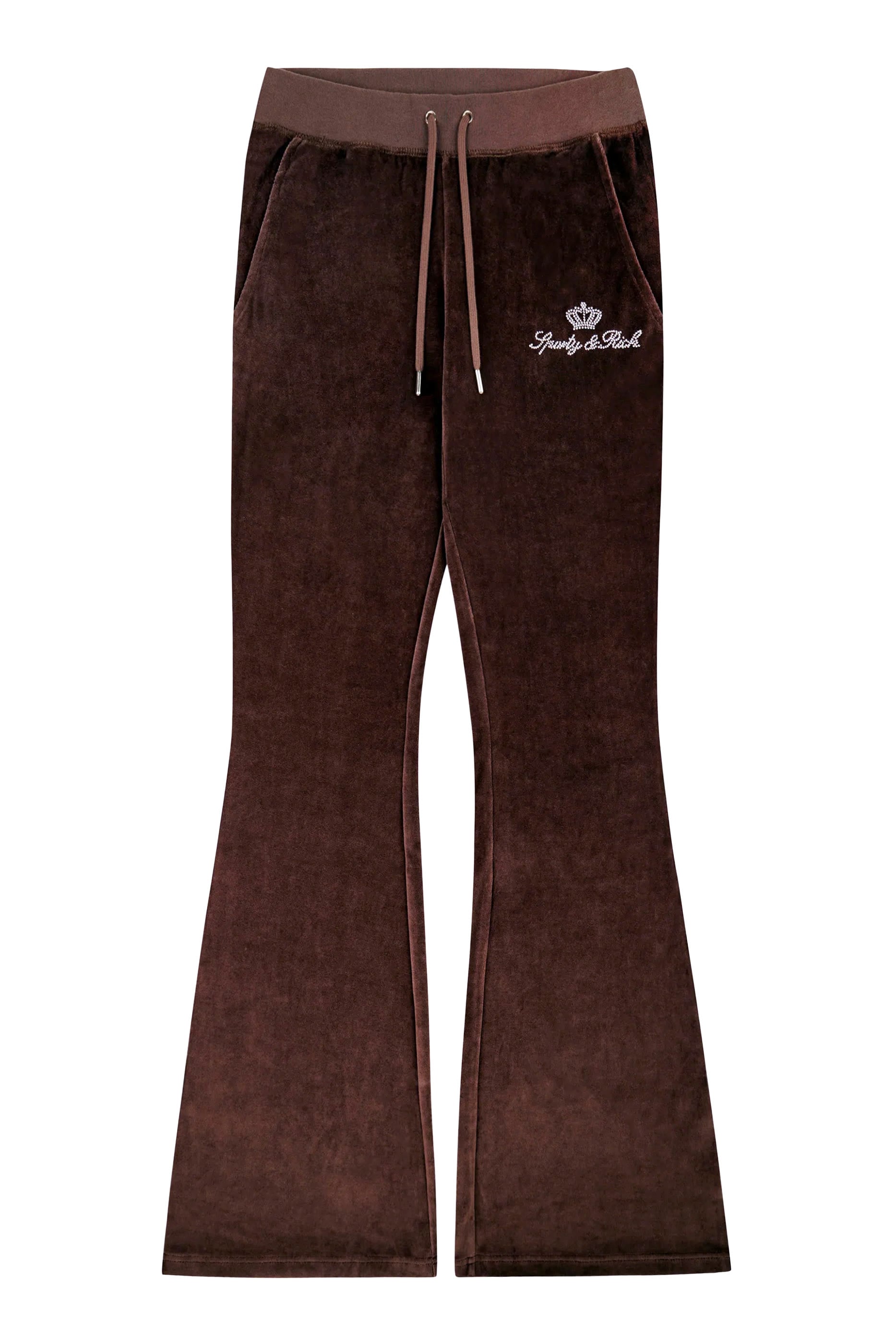 Juicy Script Velour Sweatpants