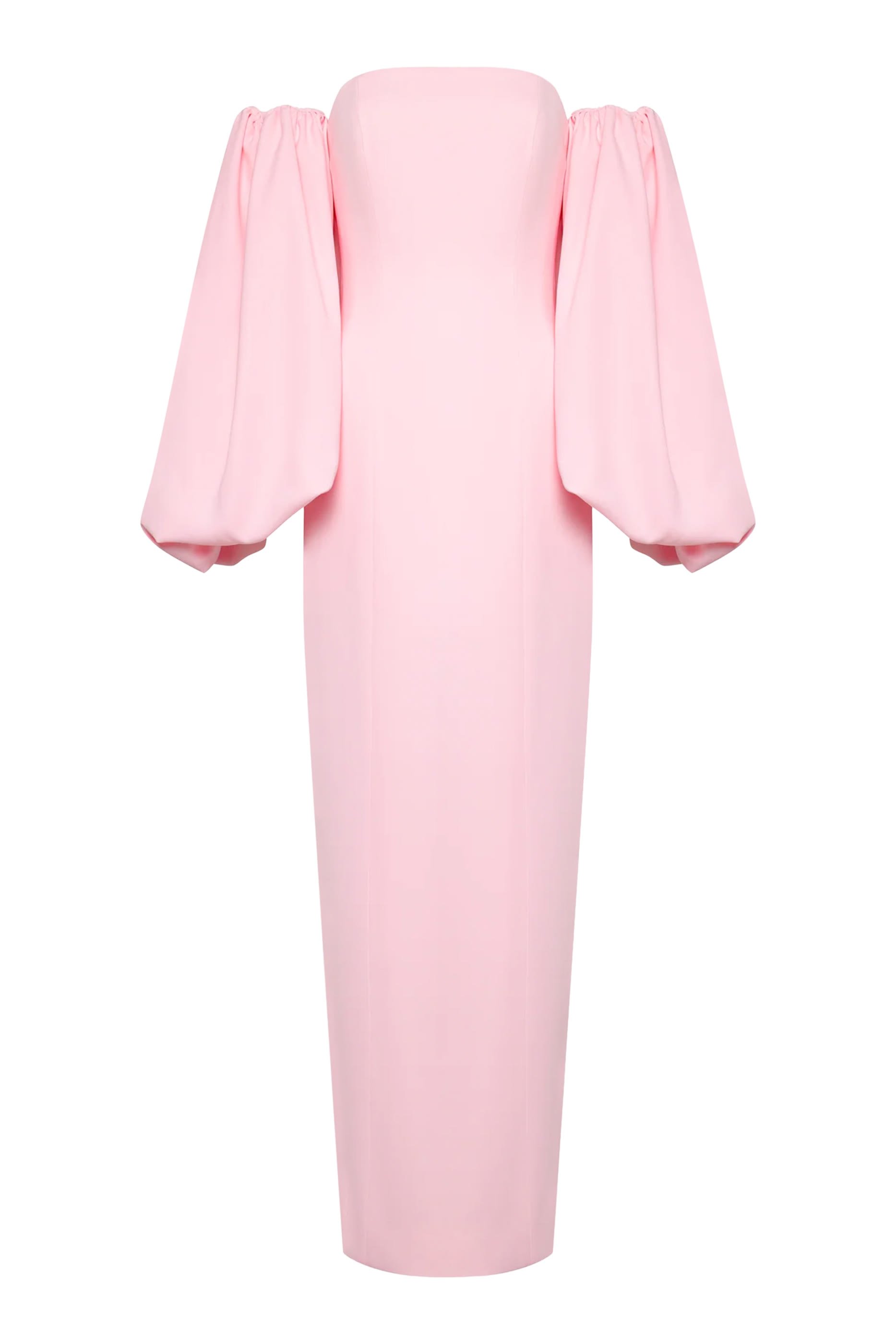 Signature Balloon Sleeve Gown 