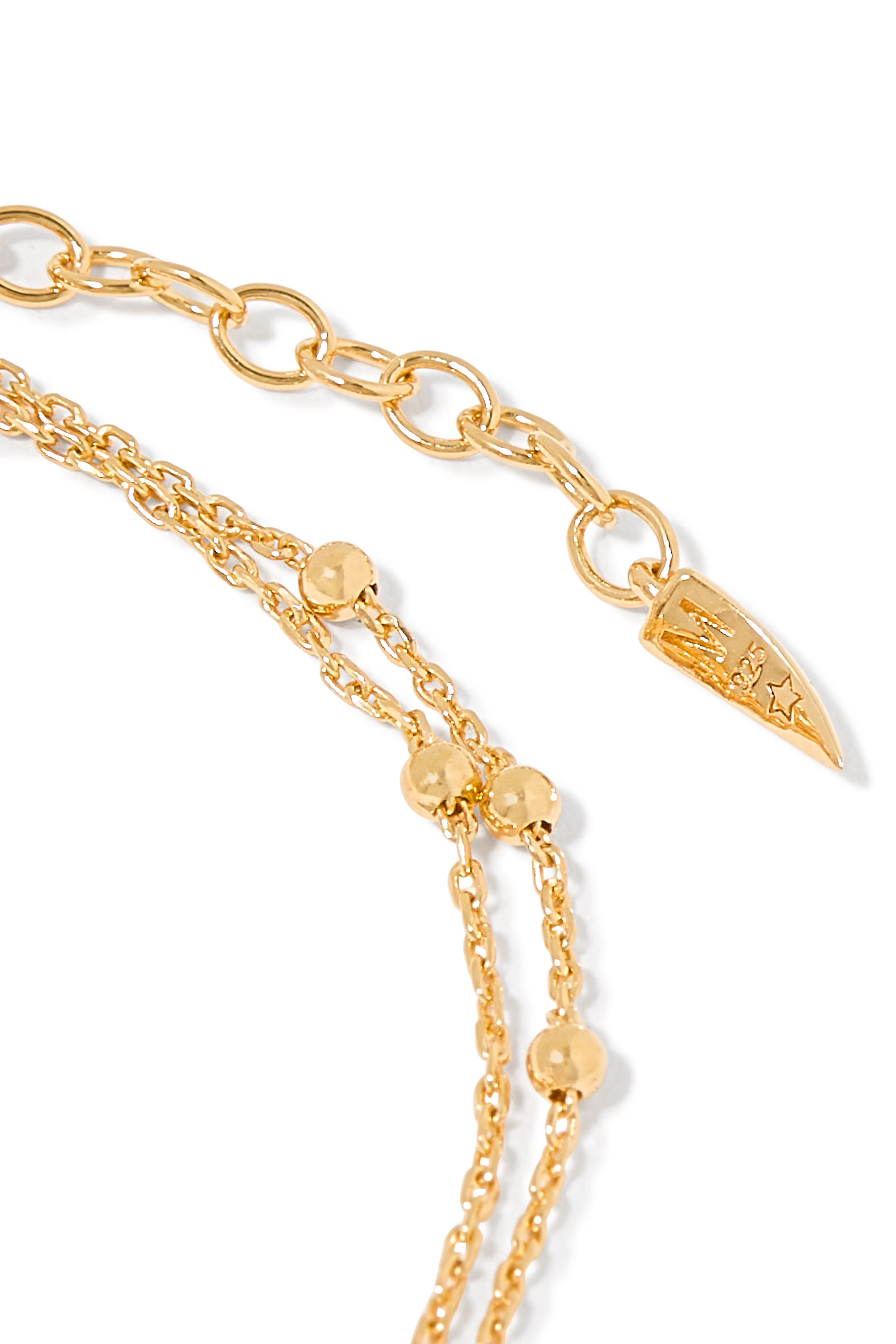Double Chain Bracelet, 18k Recycled Gold Vermeil on Recycled Sterling Silver
