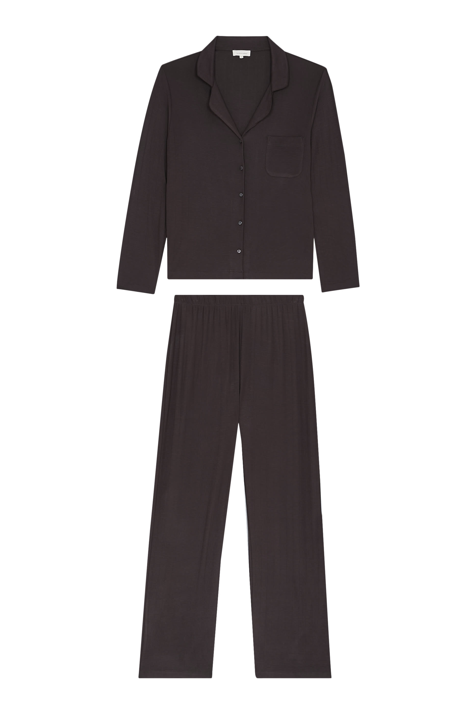 Jersey Classic Flat Rib Pajama Set 