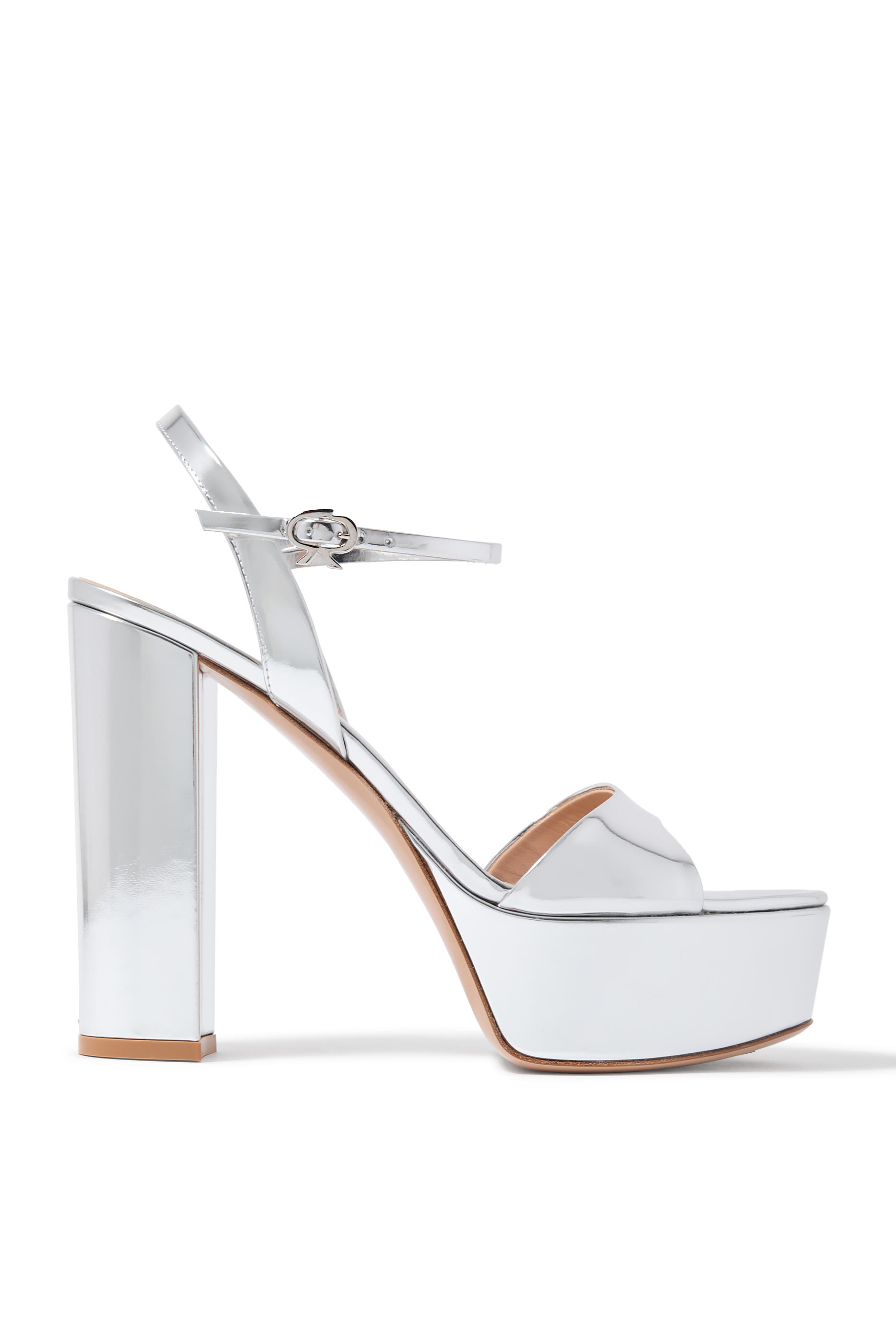 Marlena 85 Metallic Leather Sandals