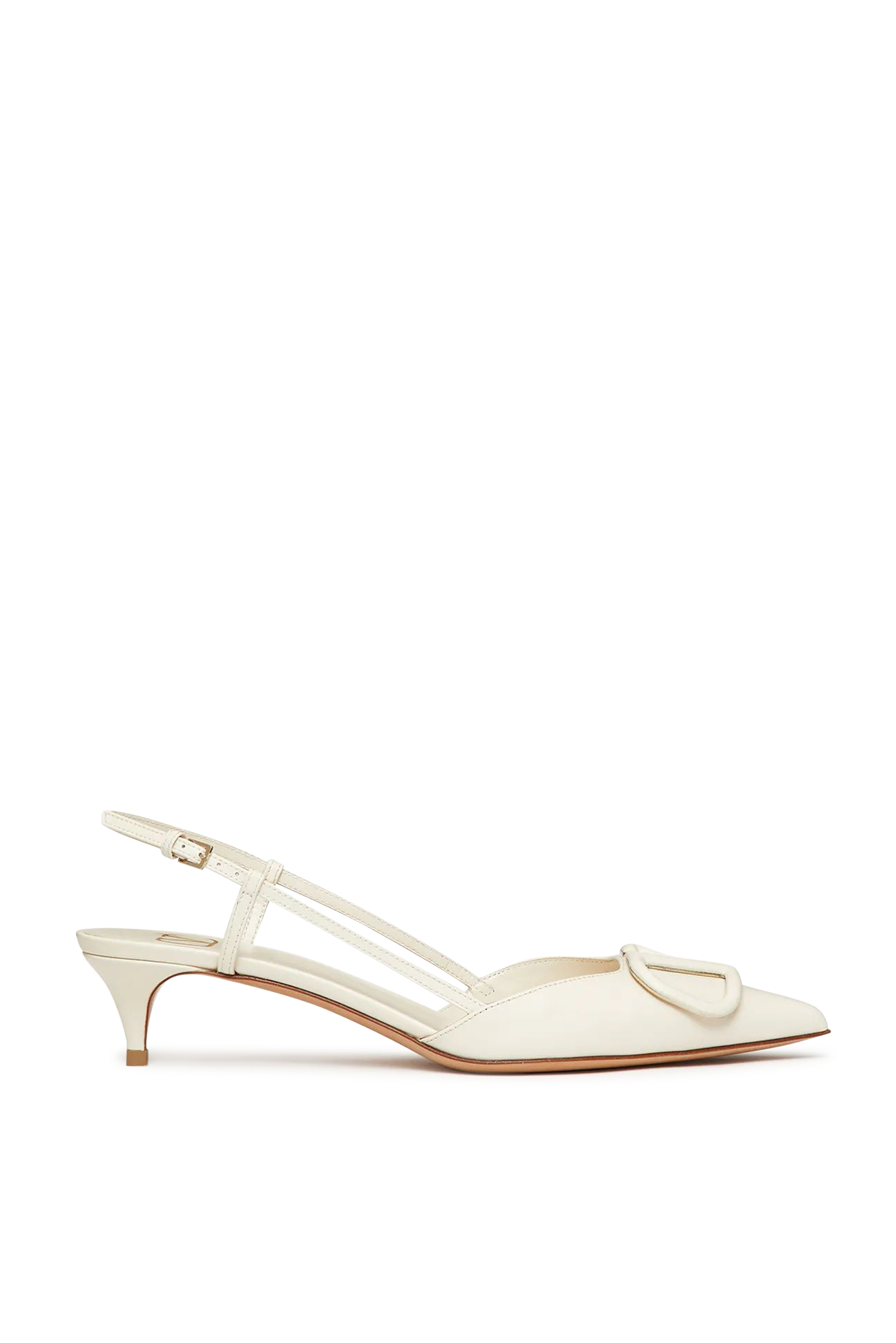 V Logo Signature Slingback Pumps