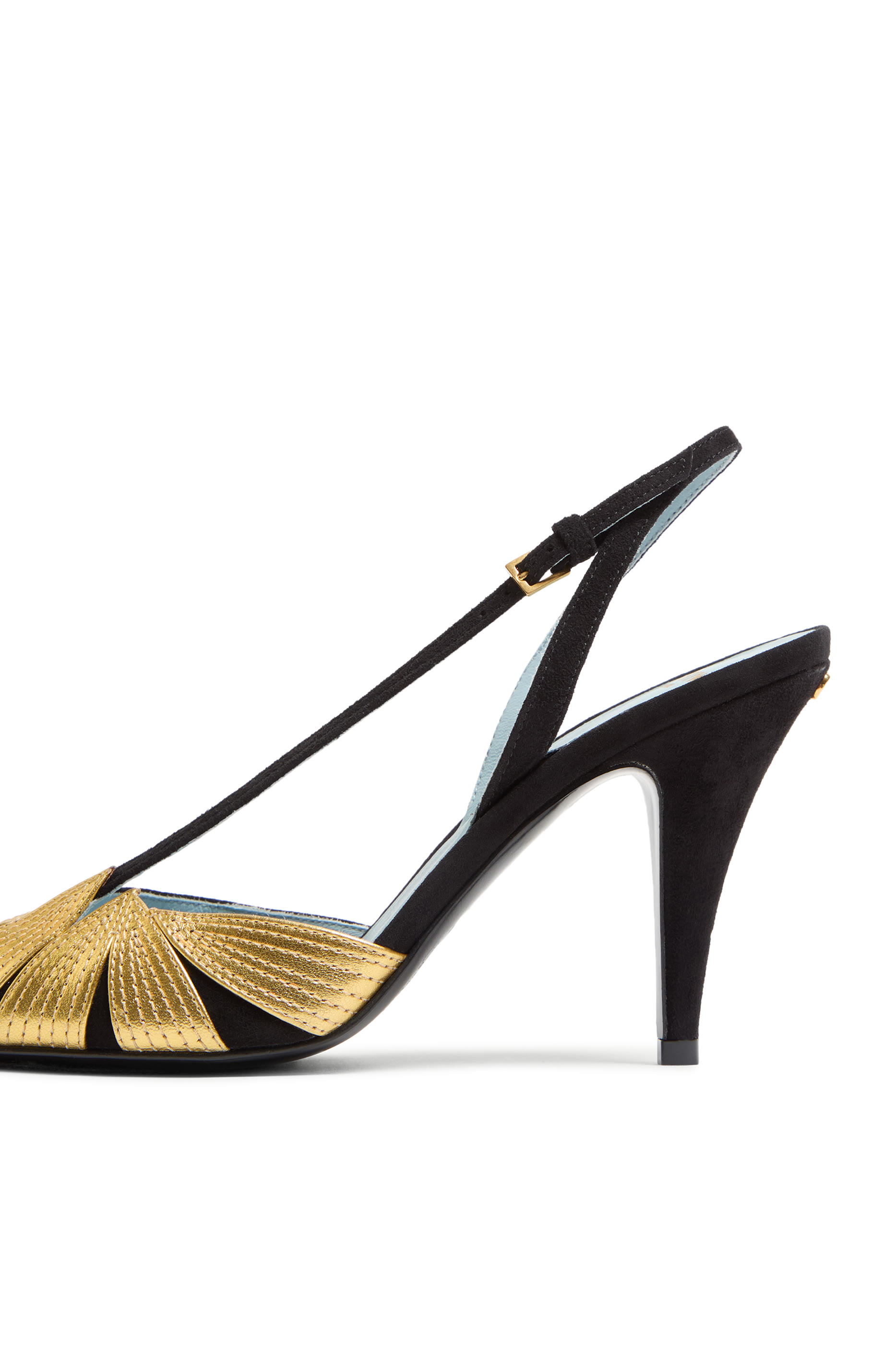 Foliefoliage Suede 90 Slingback Pumps