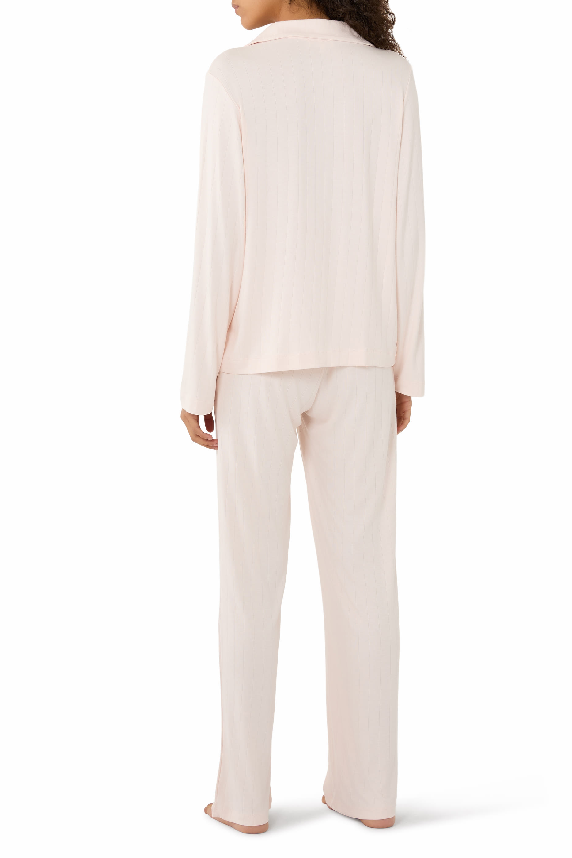 Jersey Classic Flat Rib Pajama Set