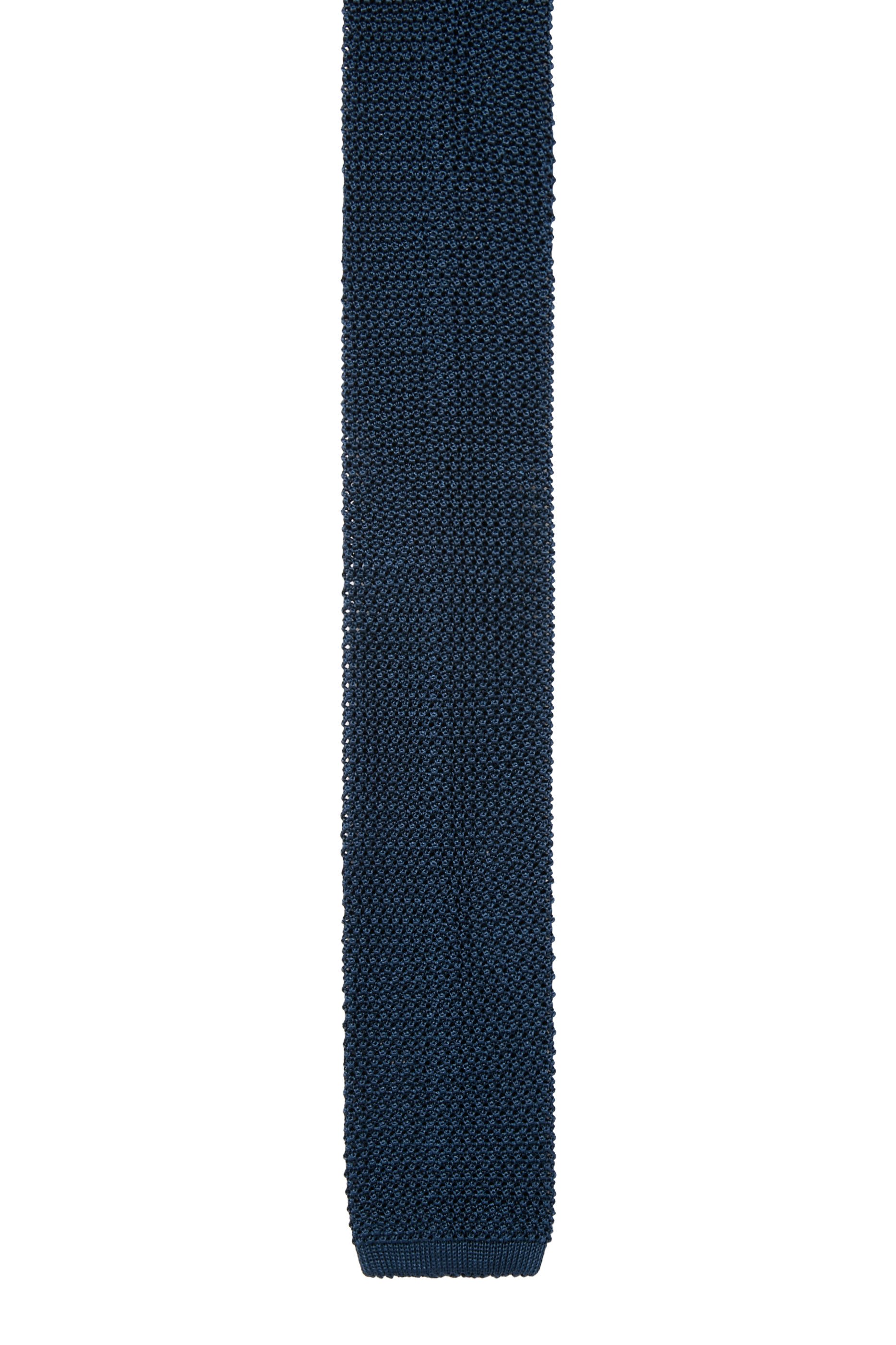 Solid Knit Silk Tie