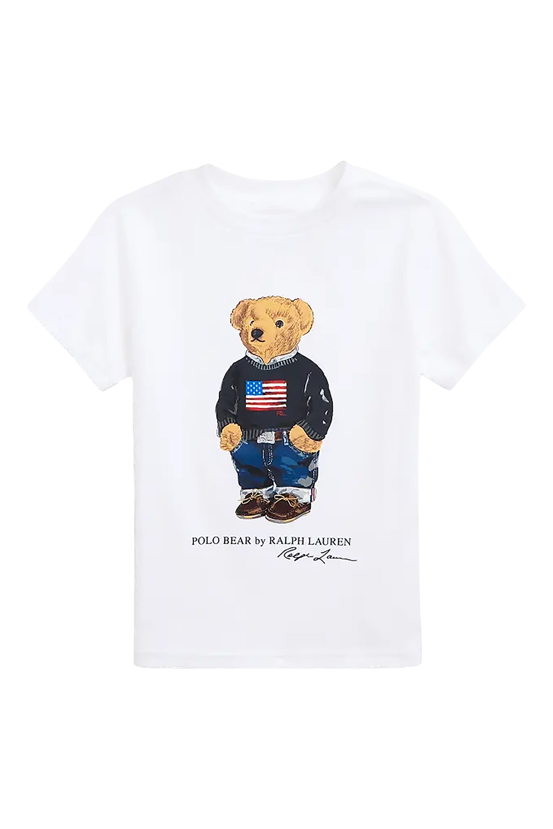 Kids  Polo Bear Cotton Jersey T-Shirt