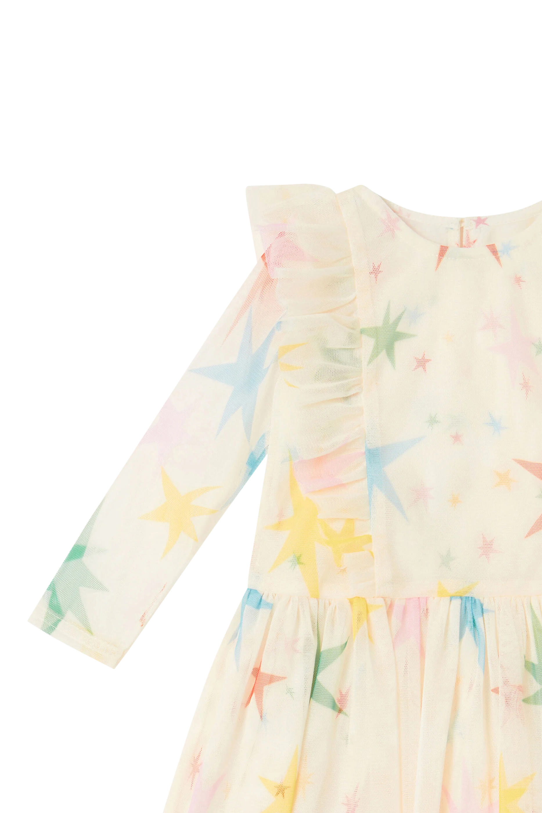 Baby Star Pattern Frilled Tulle Dress