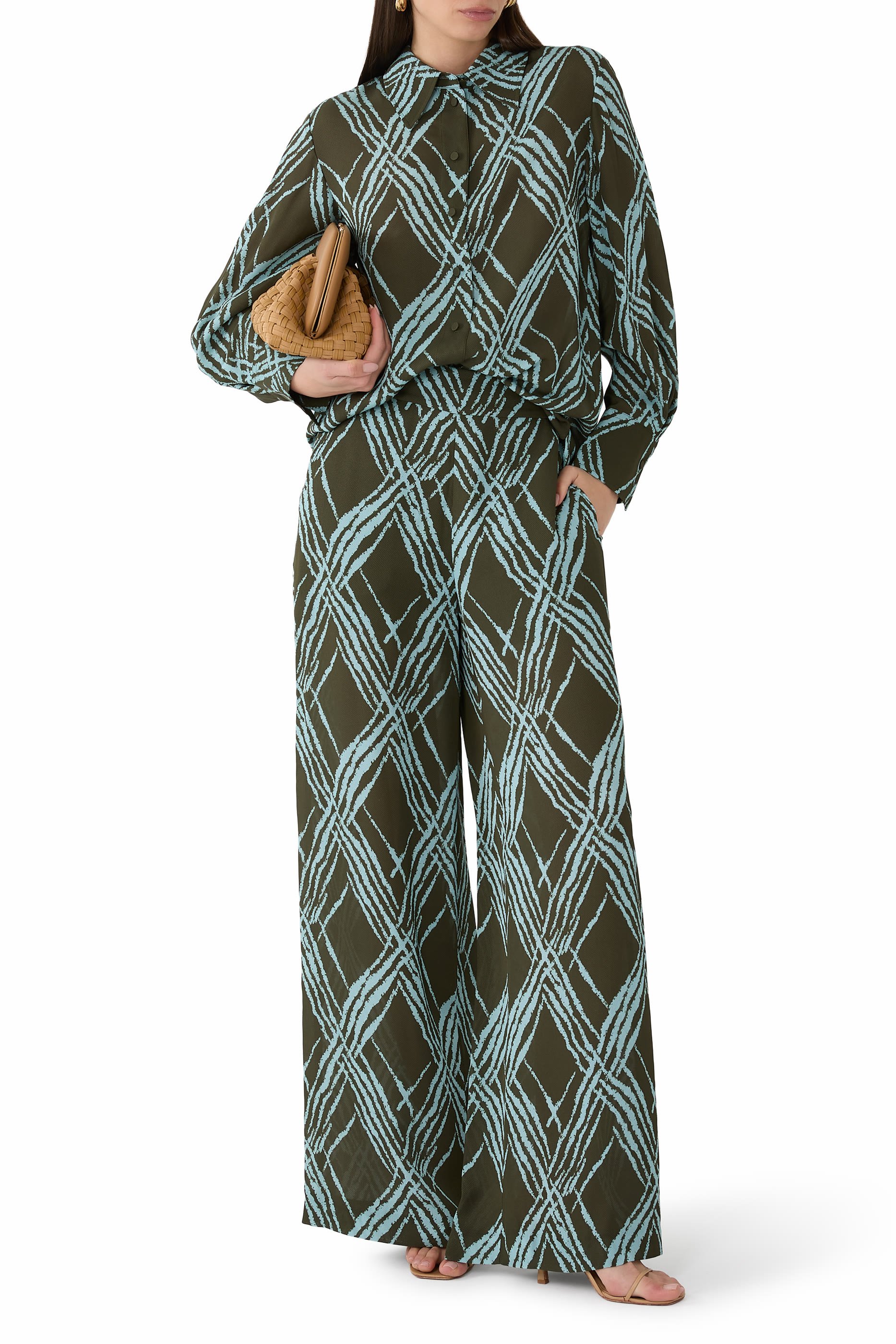 Asila Open Weave Silk Trousers