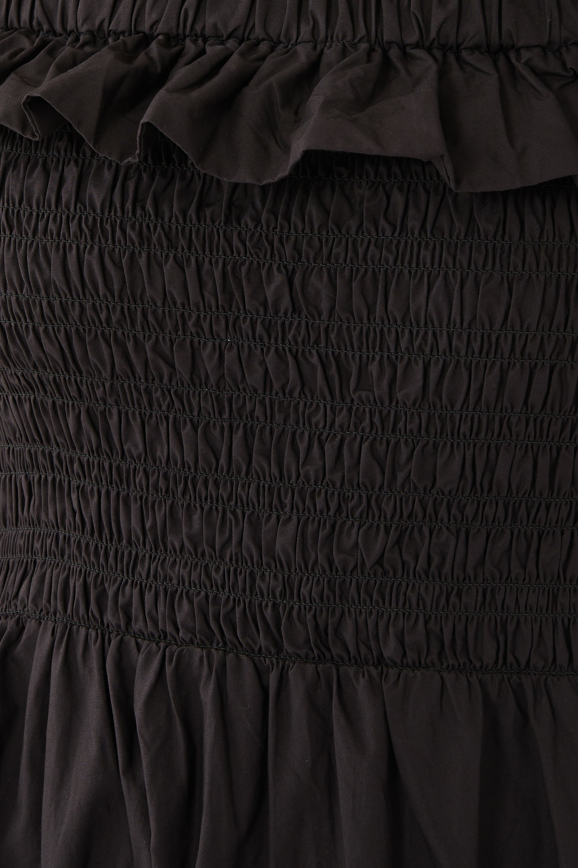 Cotton Poplin Long Smock Dress