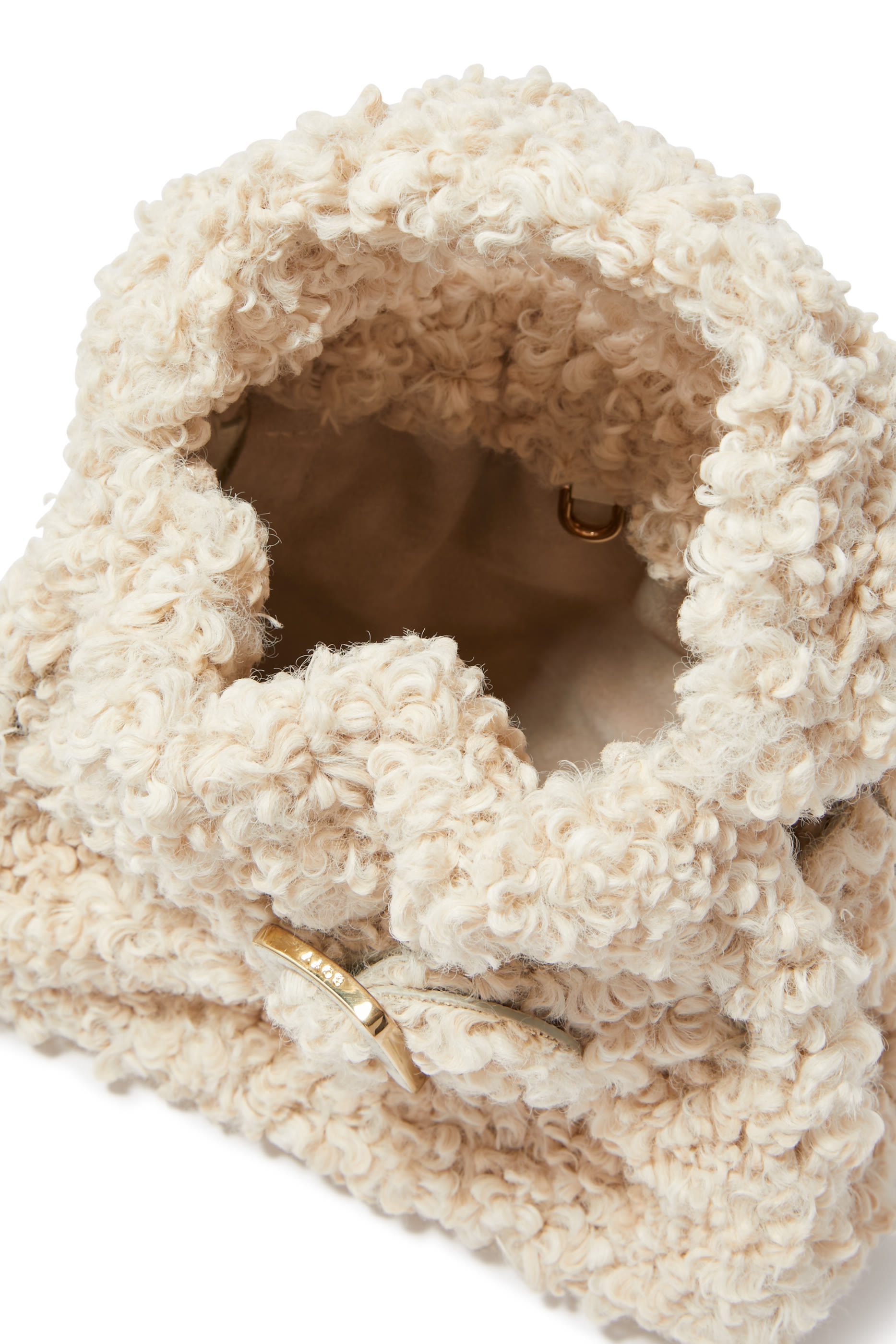 Square Scrunchy Top-Handle Pouch