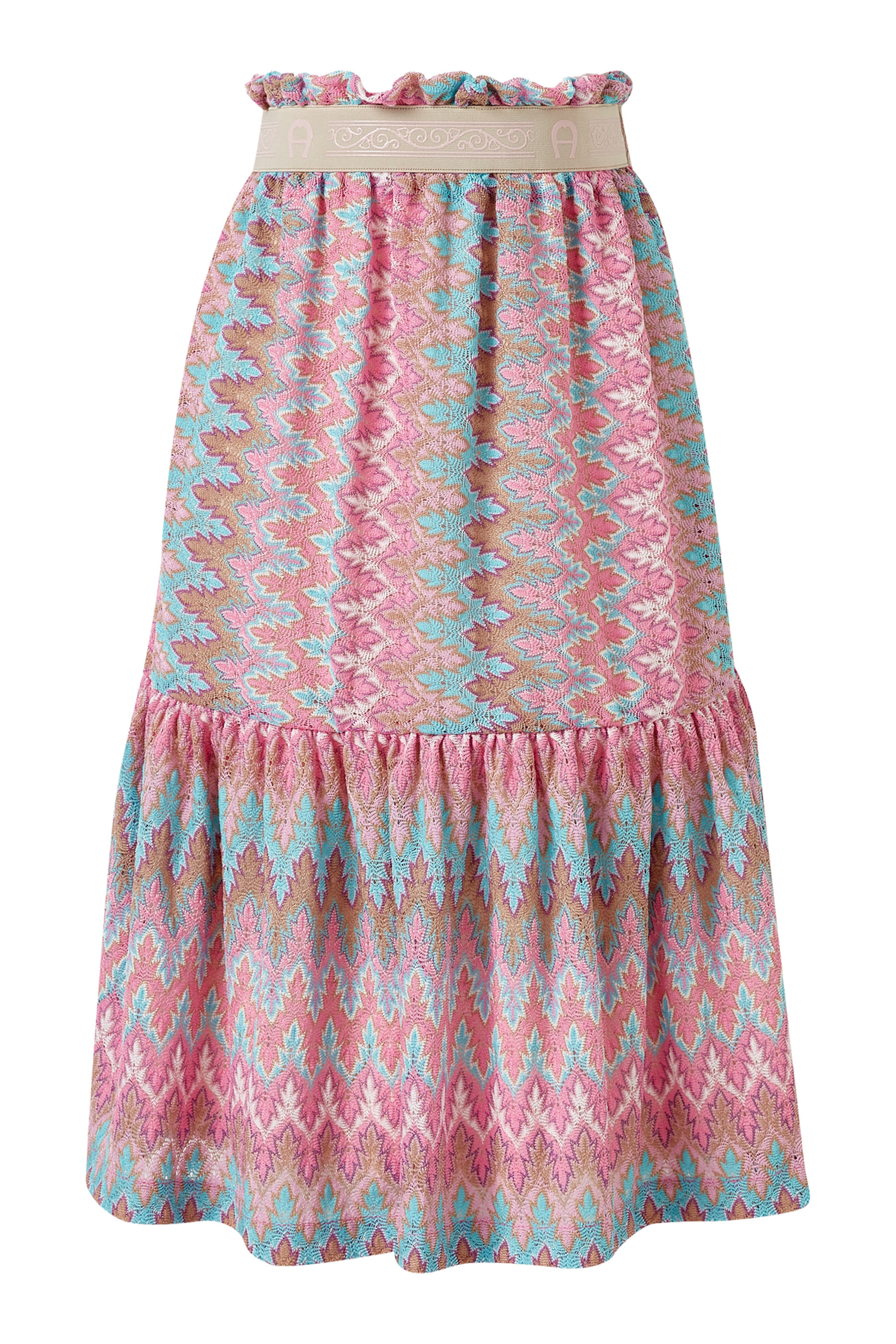 Kids Zig-Zag Tiered Skirt