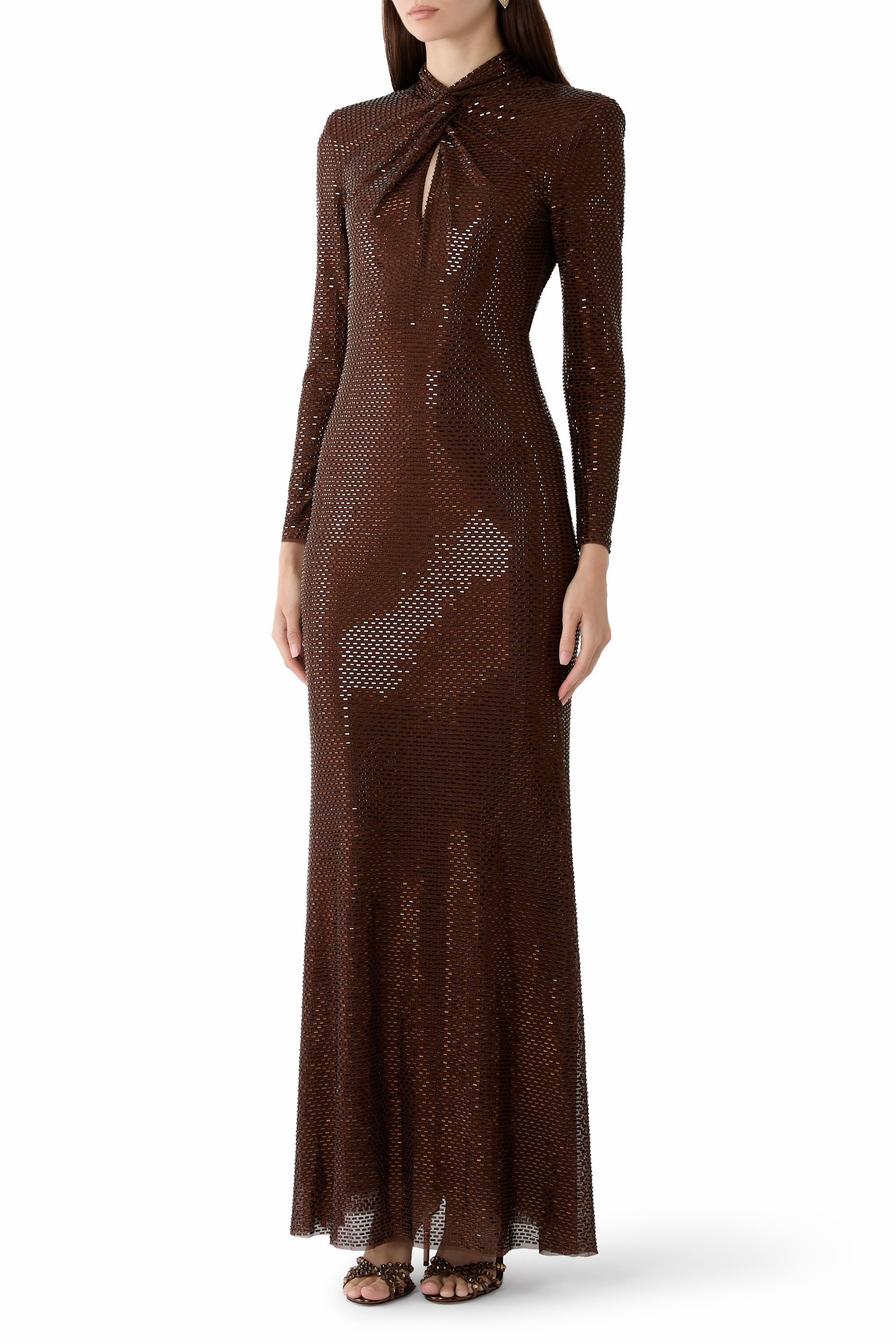 Rhinestone Maxi Dress