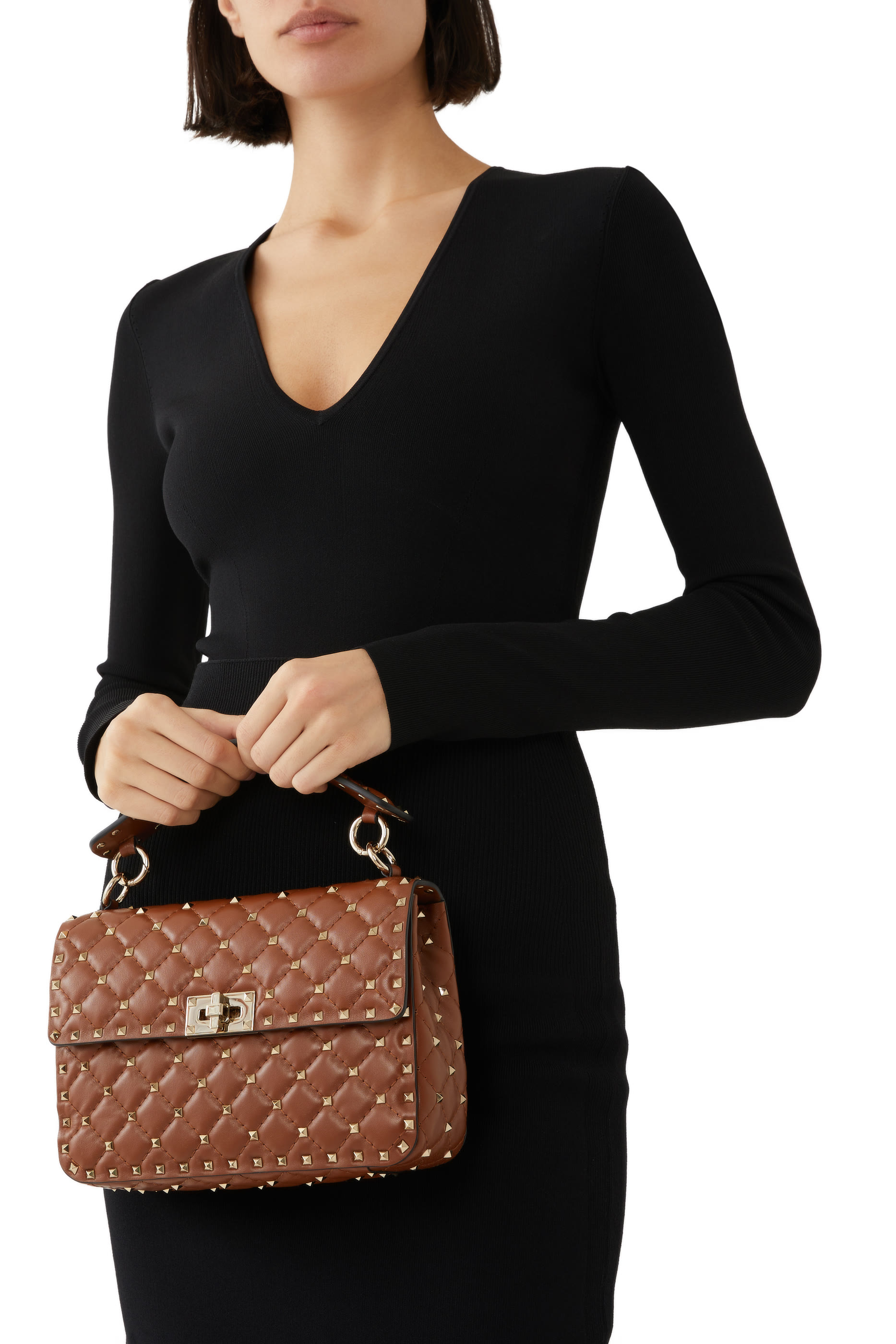 Rockstud Spike Shoulder Bag