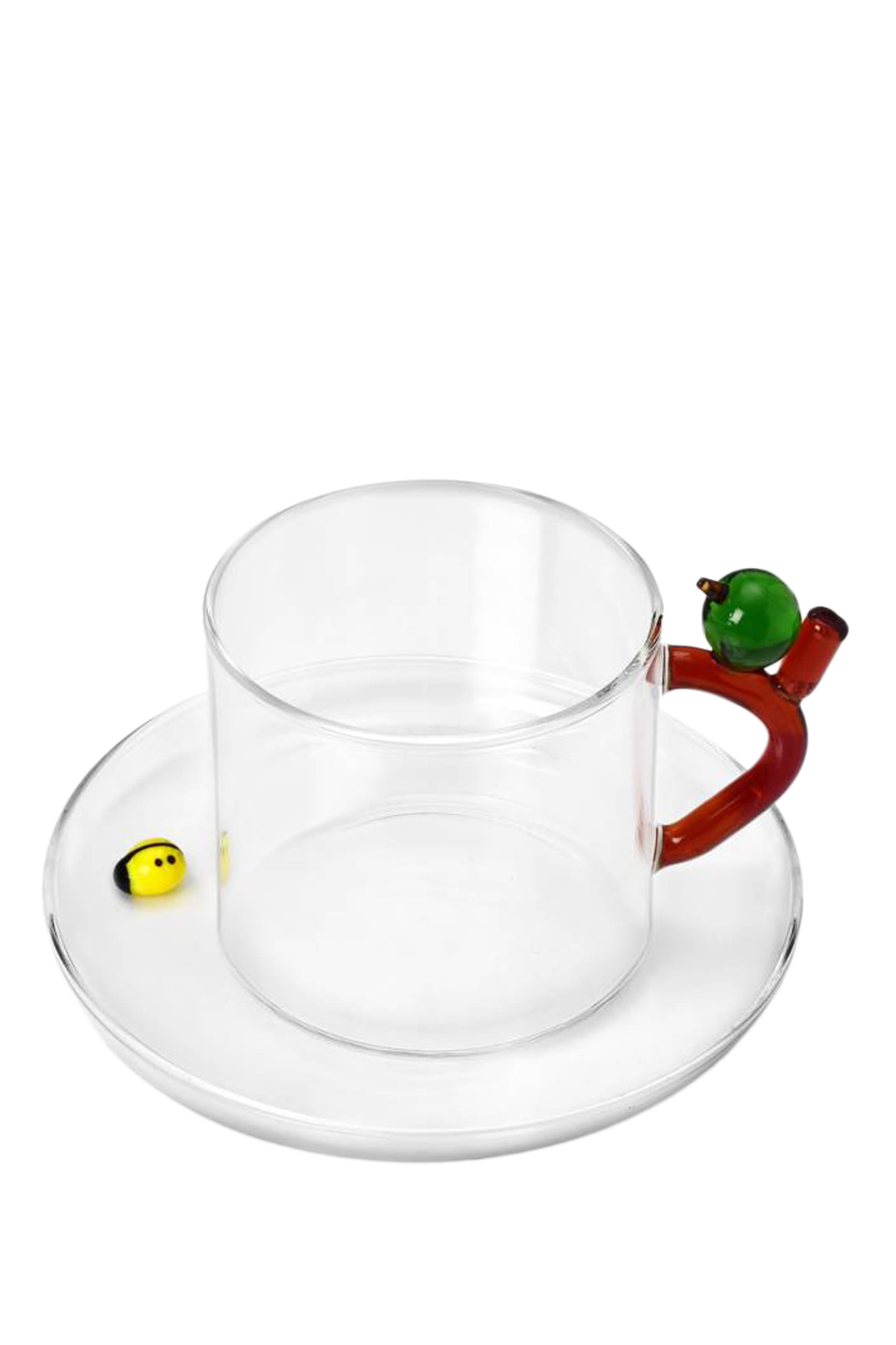 Fruits & Flowers Coffee Cup with Saucer