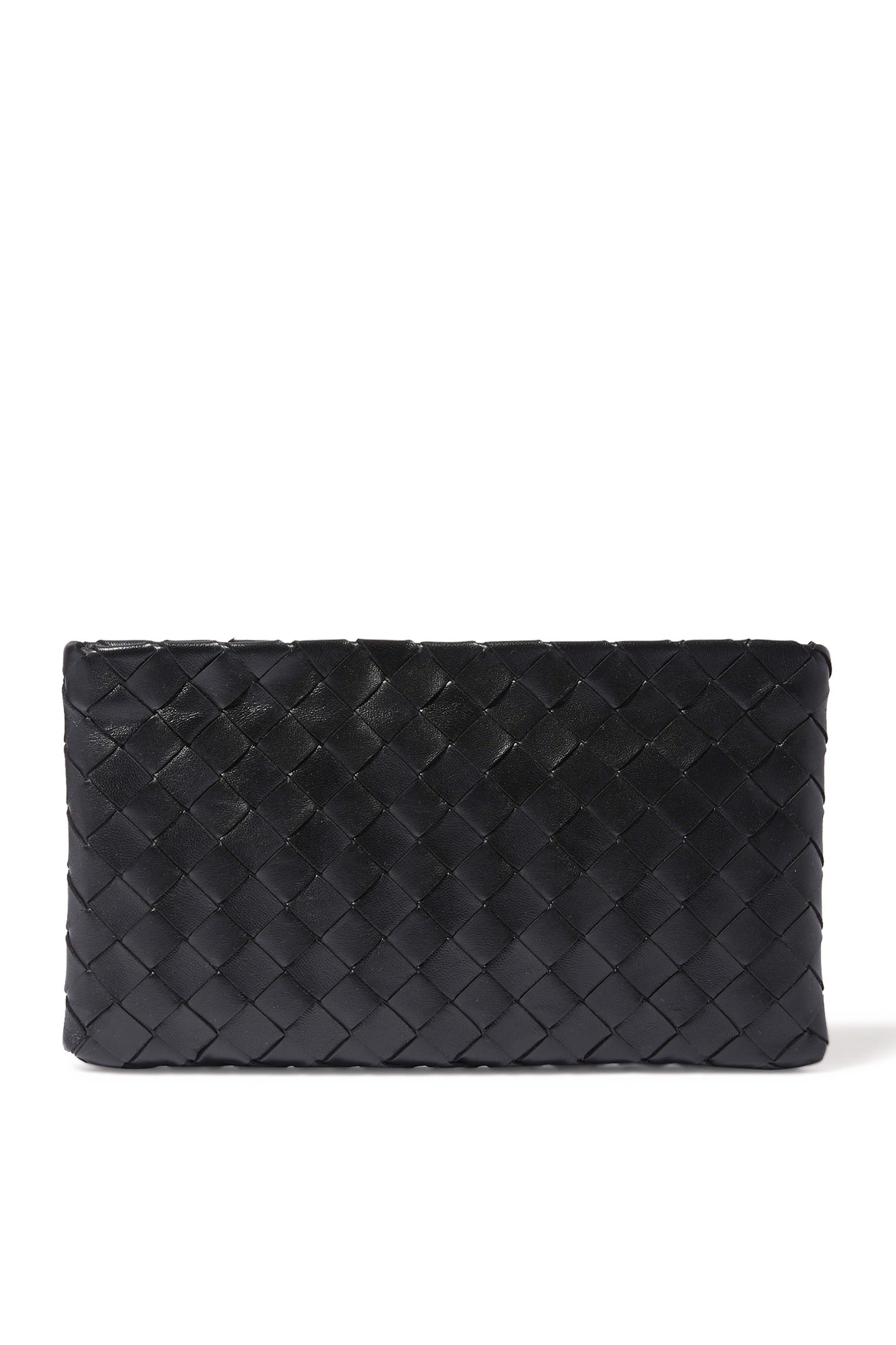 Medium Intrecciato Leather Pouch