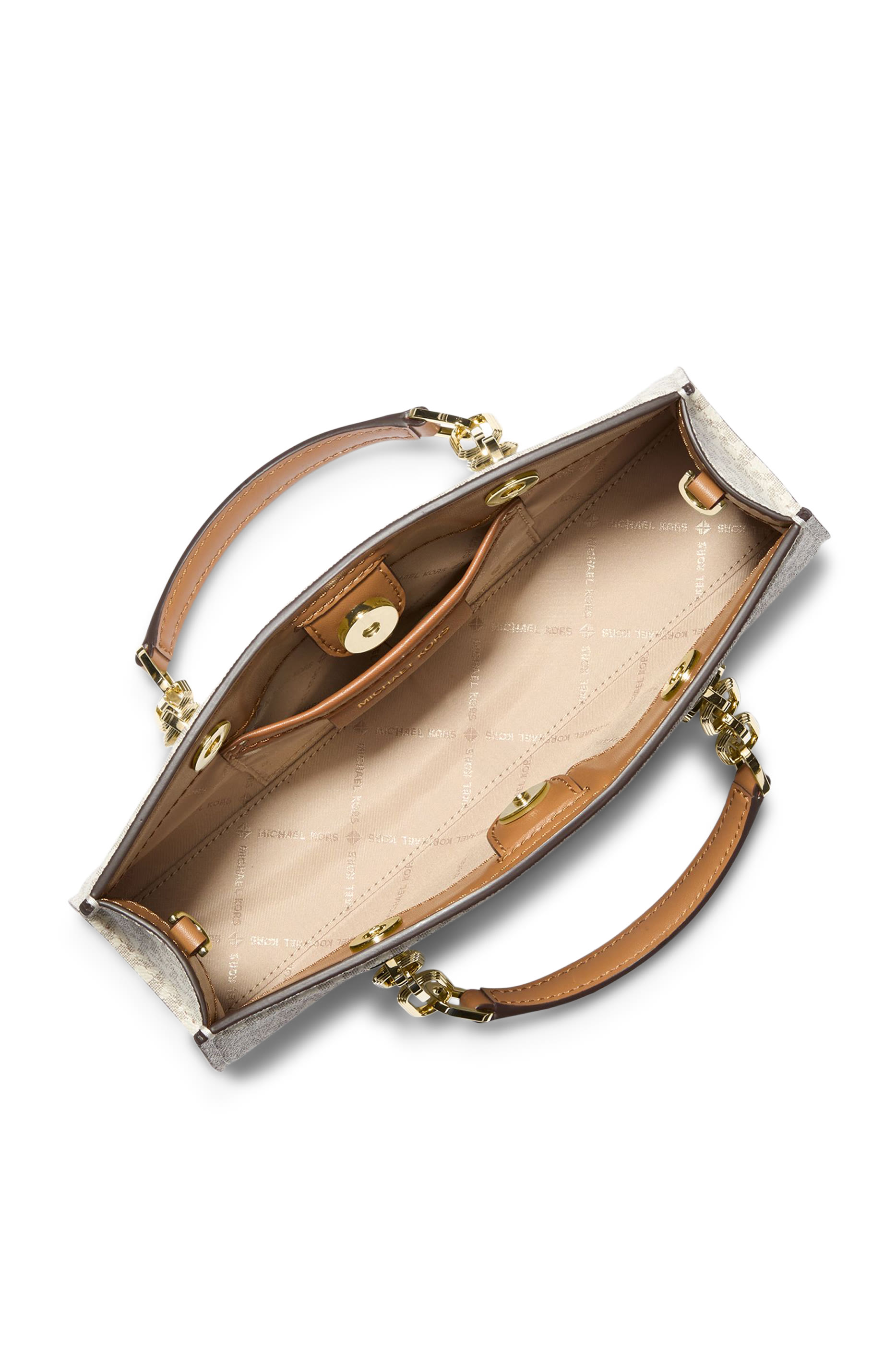 Cynthia Medium Signature Logo Satchel Bag