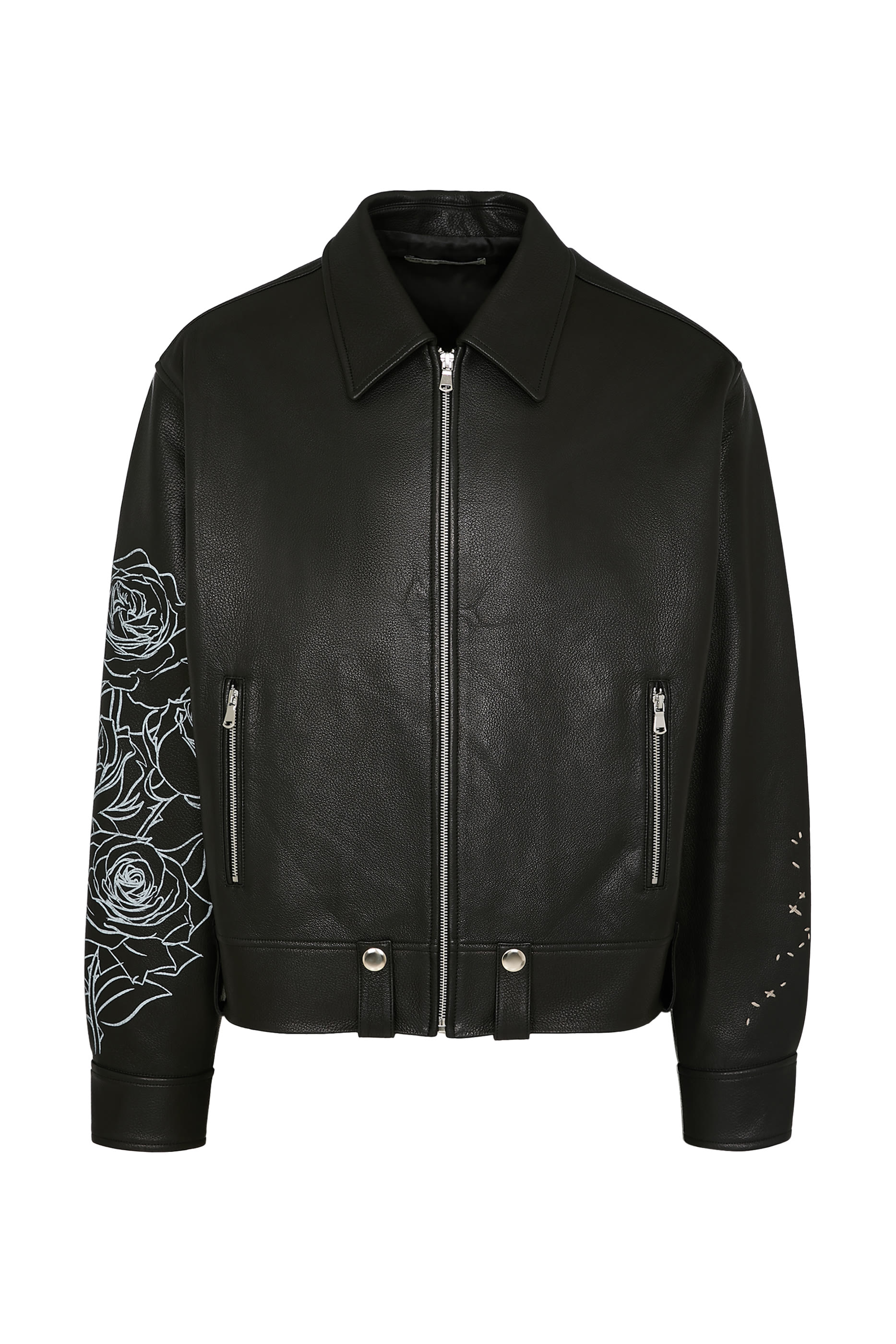 Roses Leather Blouson 