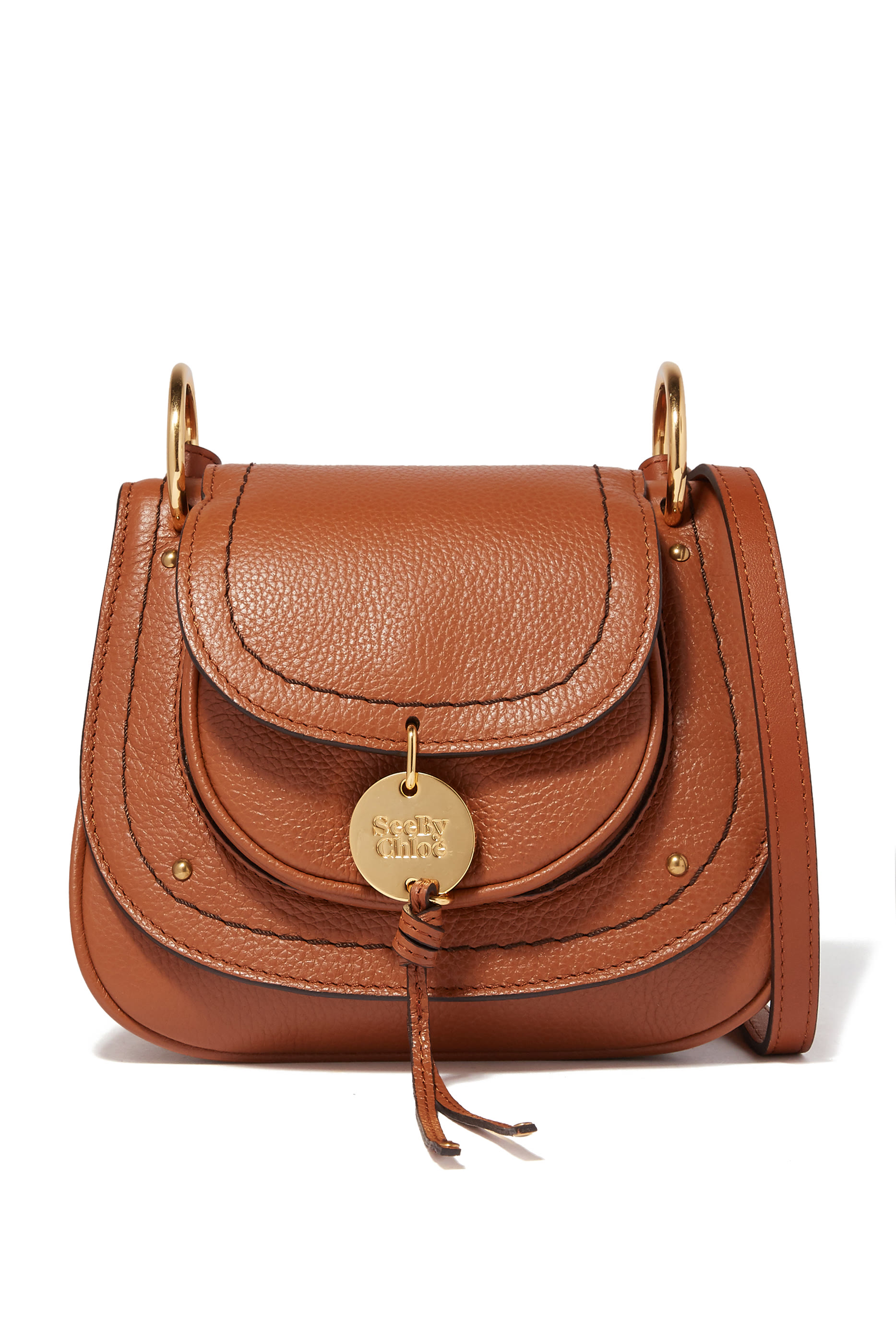 Susie Grained-Leather Cross-Body Bag
