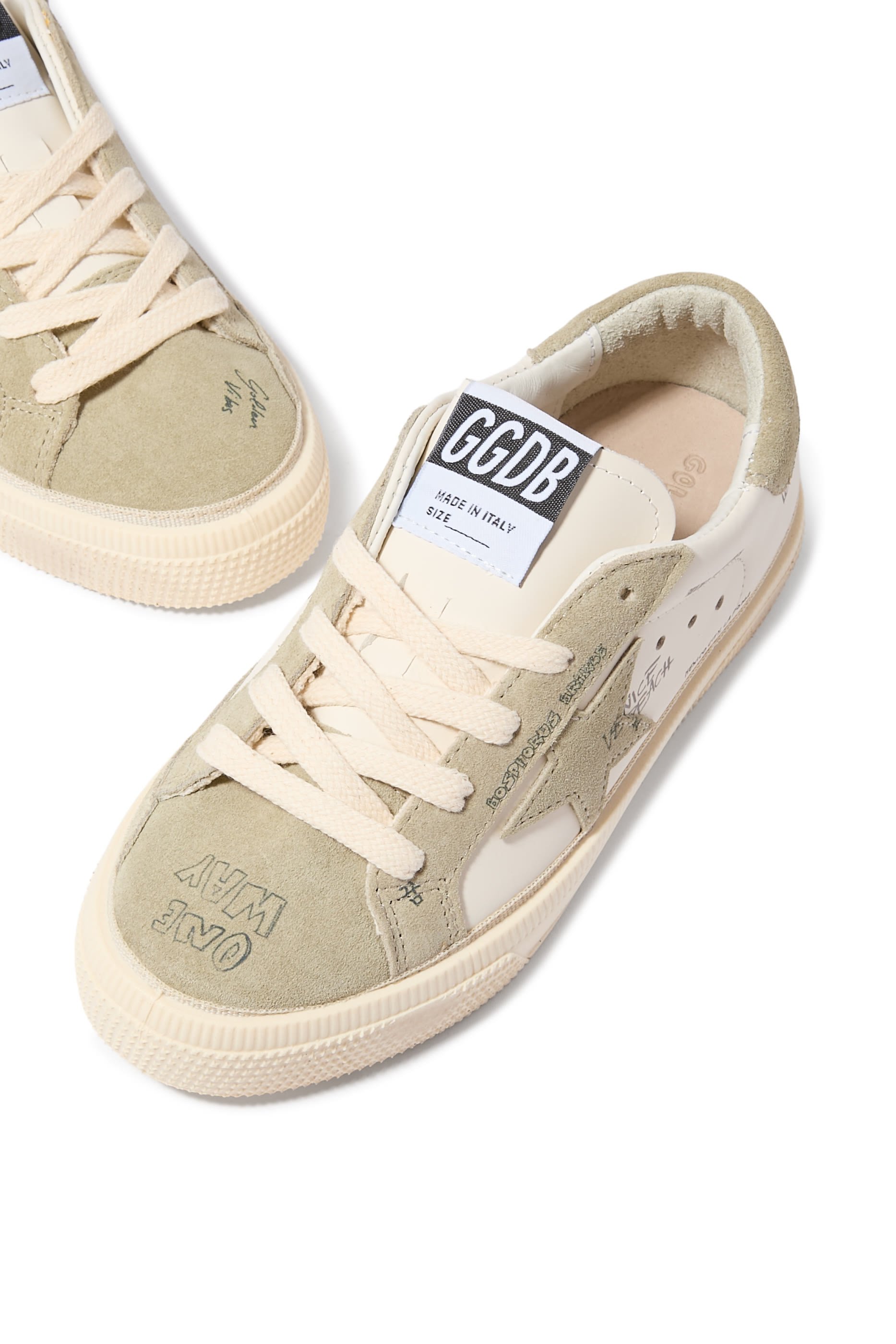 Kids May Leather Sneakers