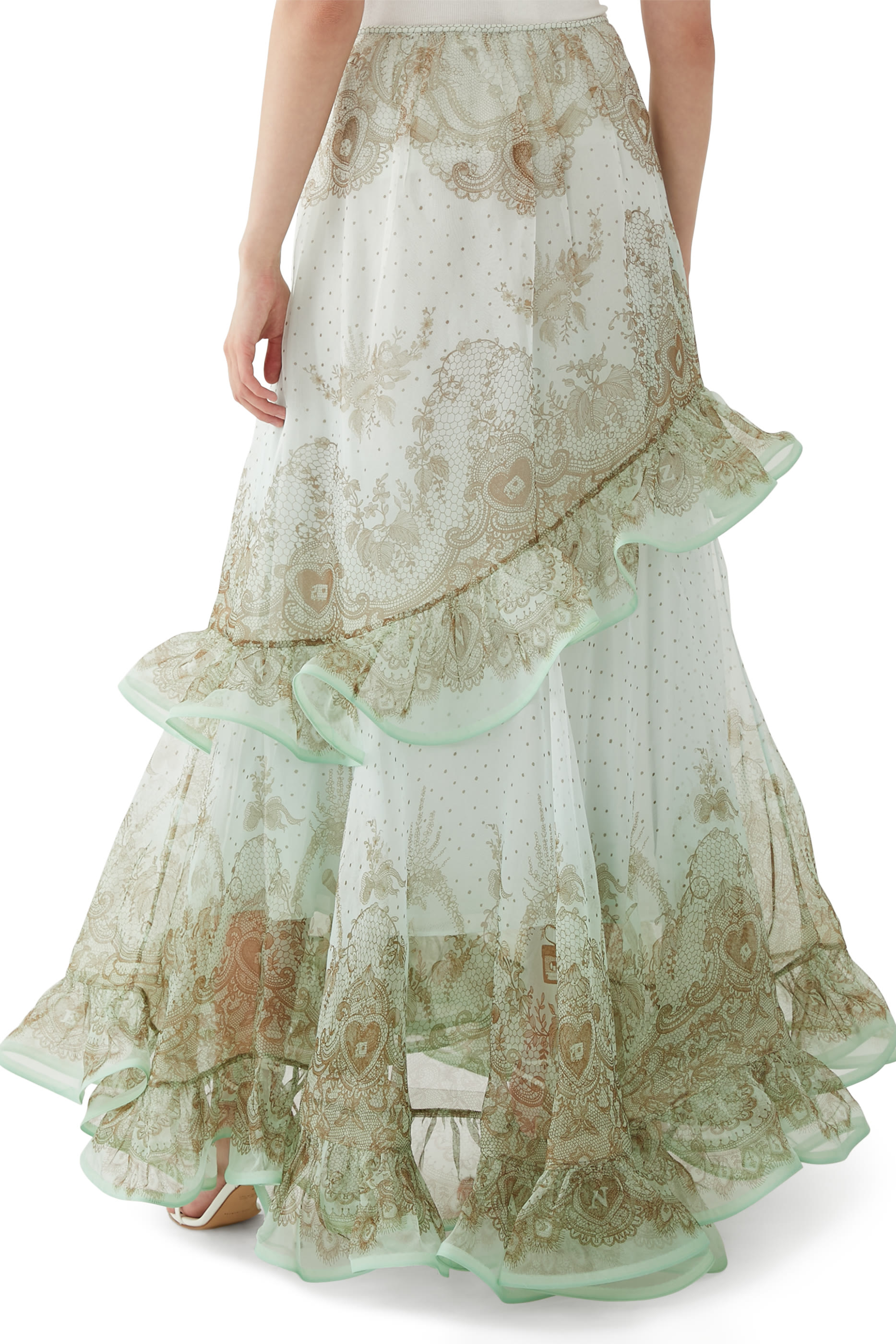 Crush Flutter Maxi Skirt