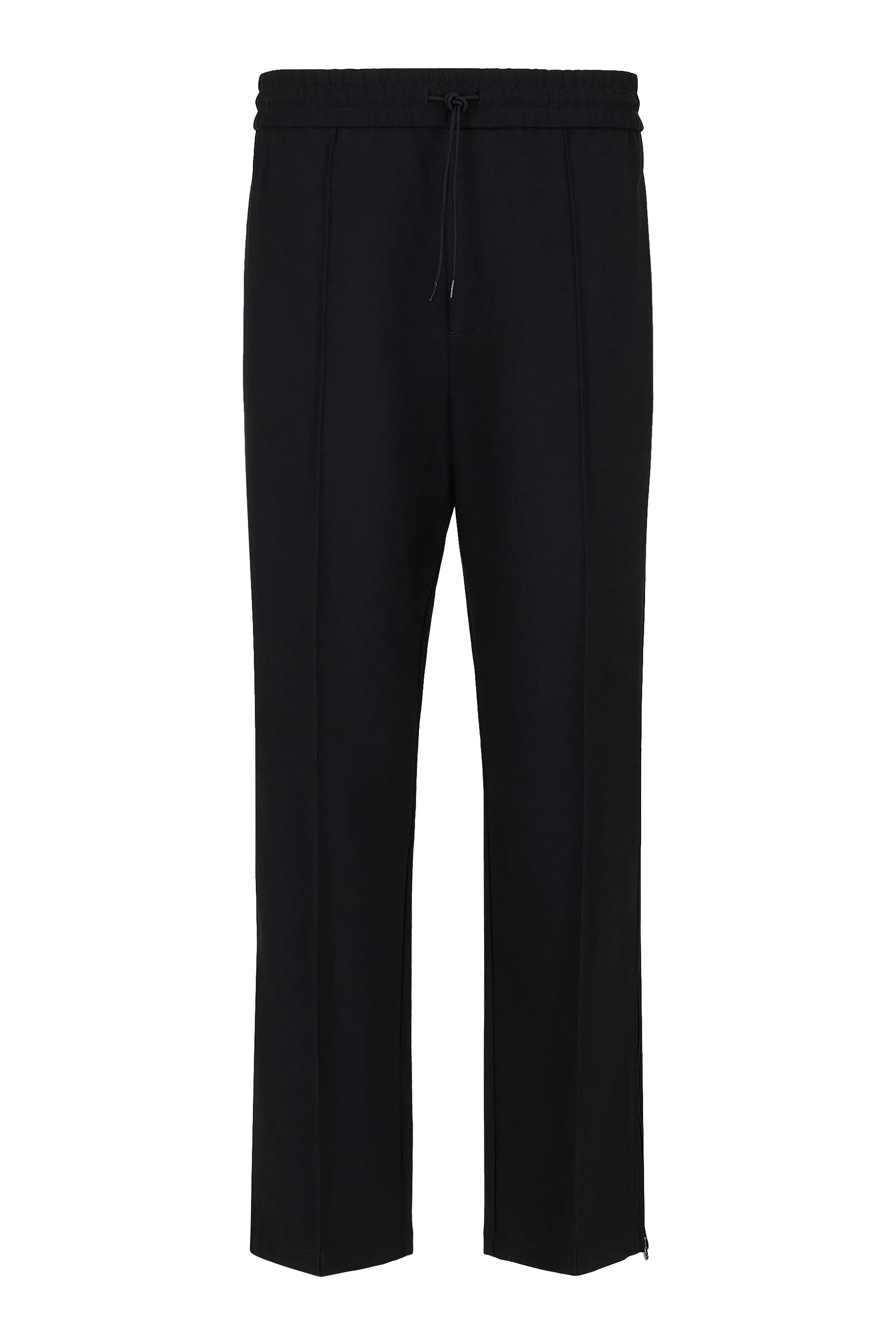 Wool-Blend Drawstring Pants