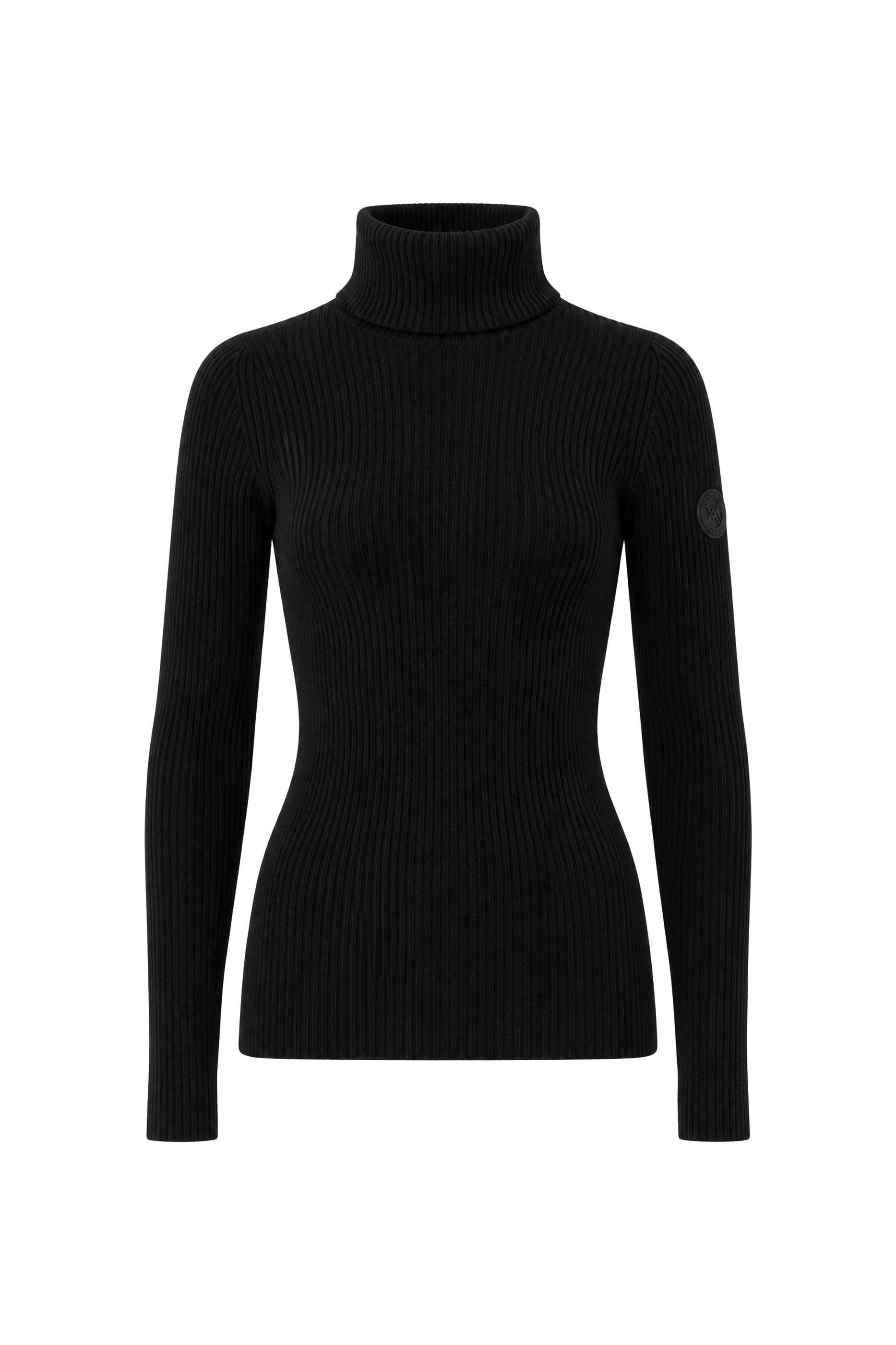Roll-Neck Fitted Sweater 