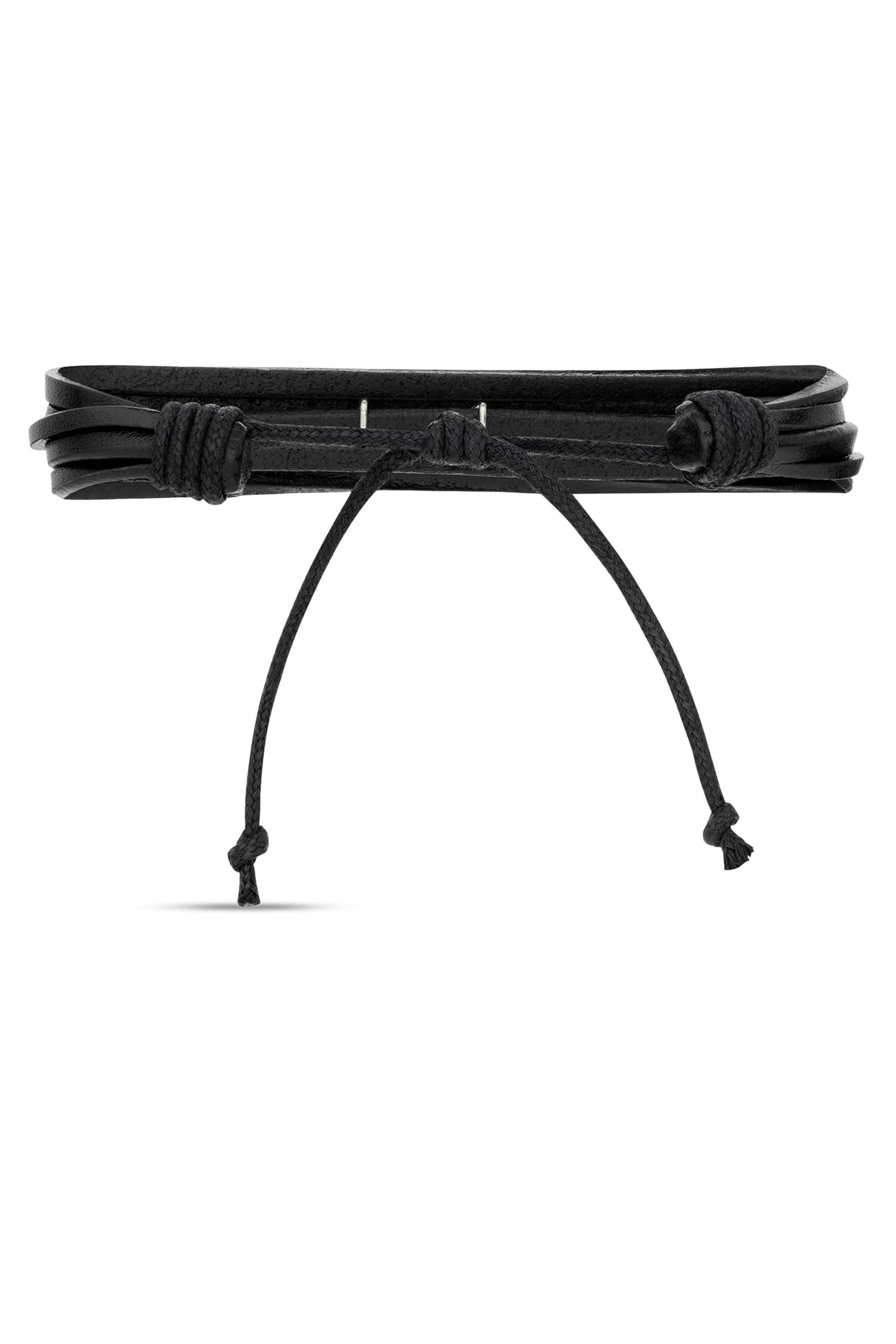 Cassandre Multi-Strand Bracelet in Leather