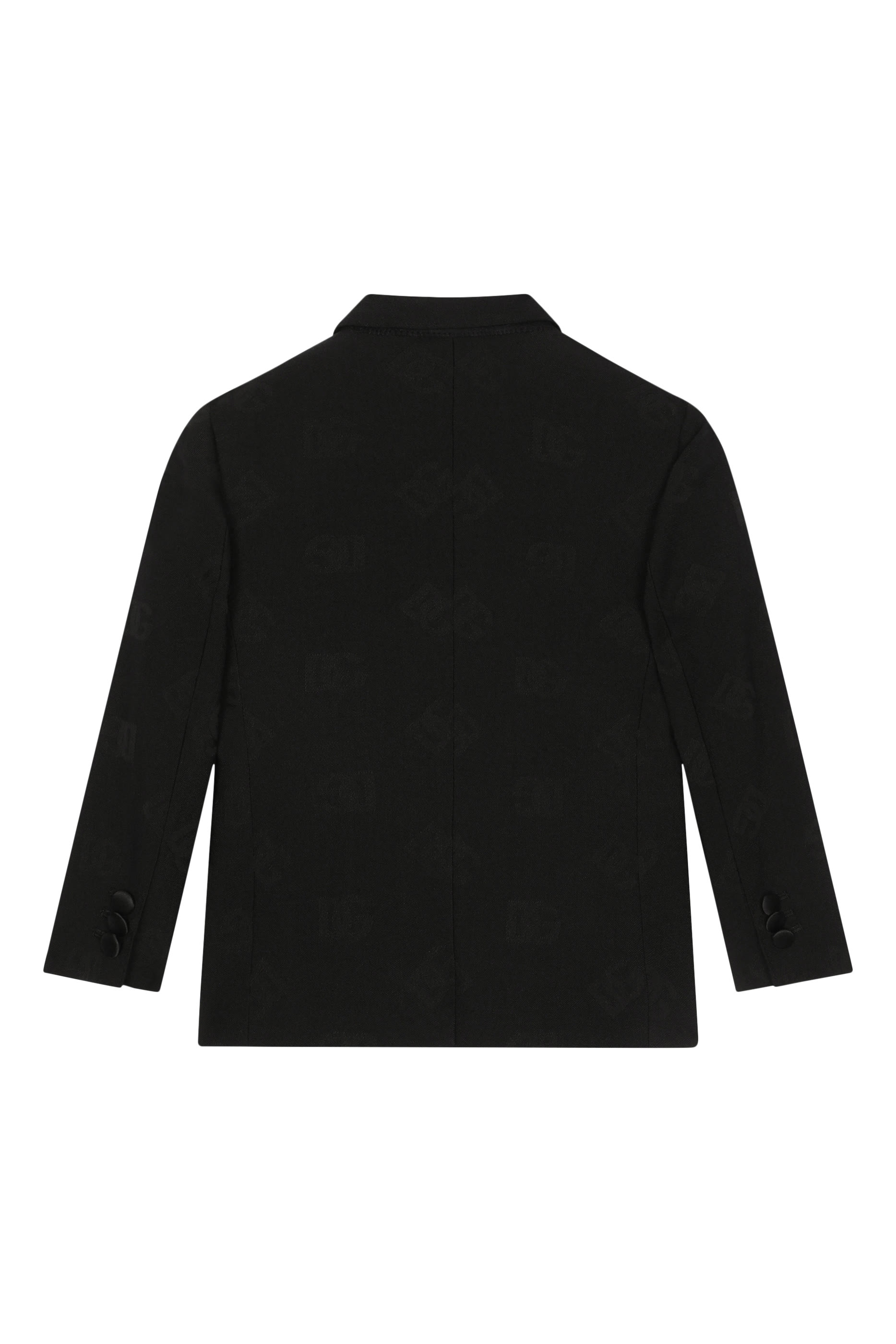 Kids Wool Jacquard Tuxedo Jacket