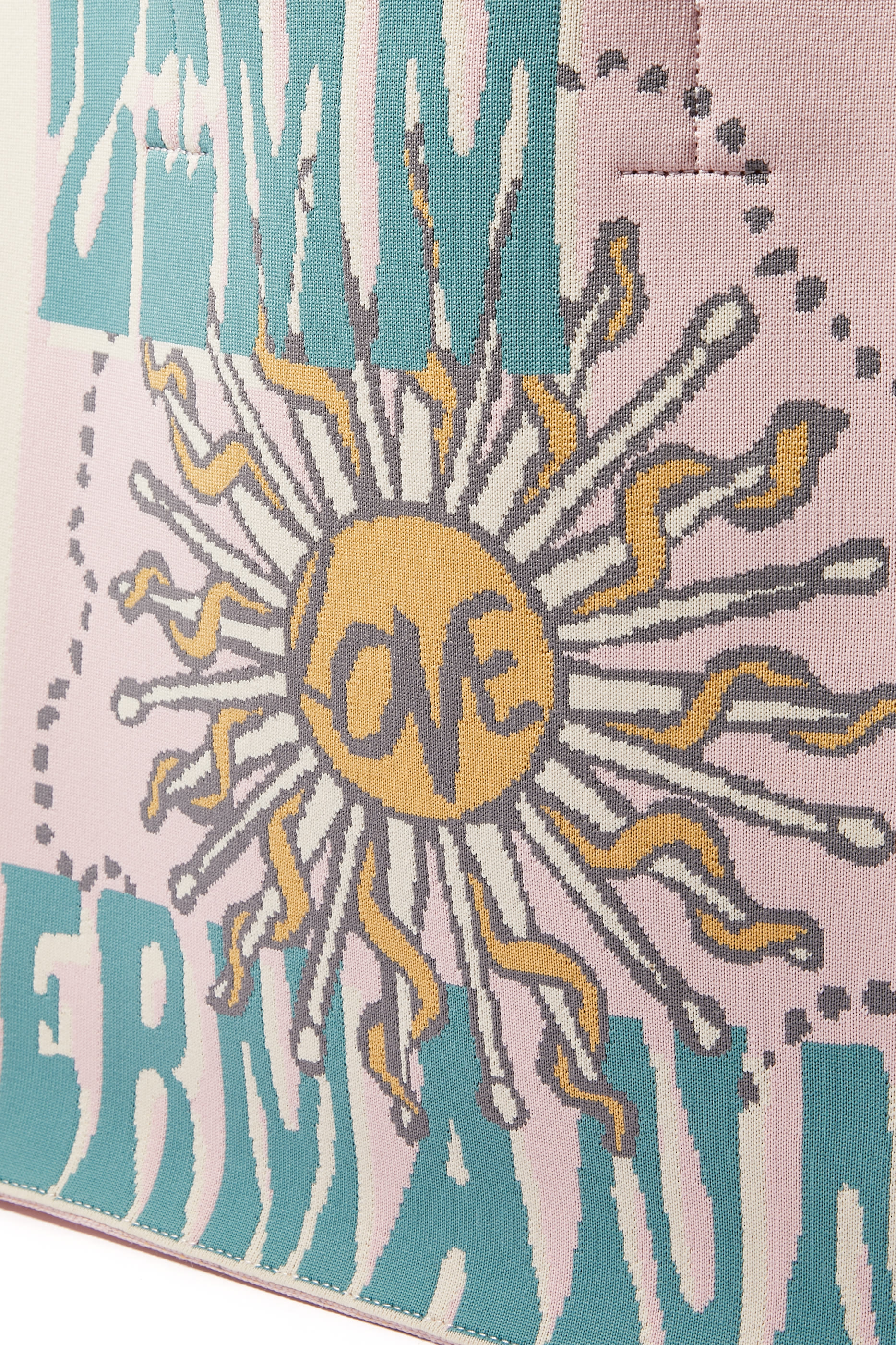 Large Jacquard Tote Bag