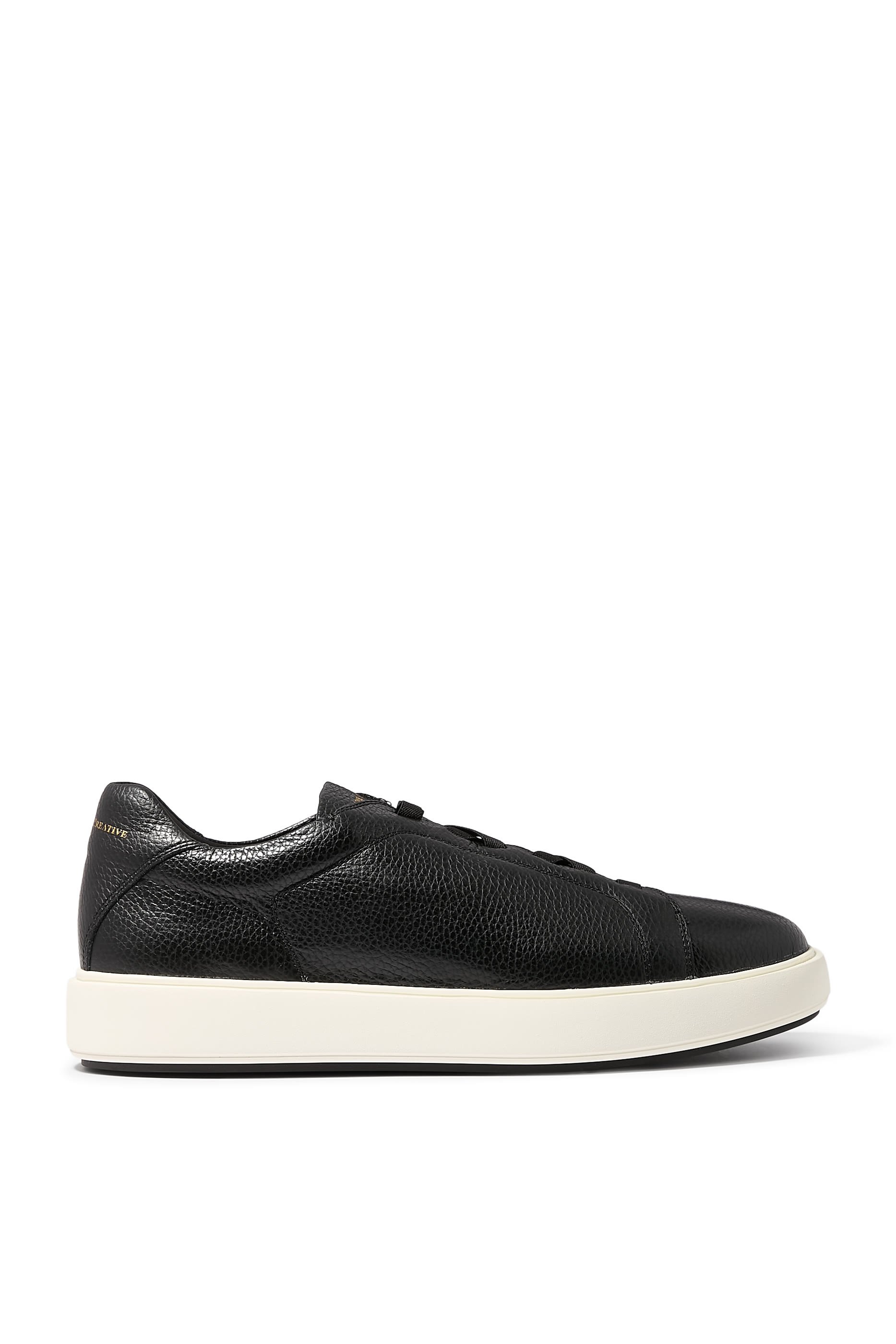  SLOUCH 001 Leather Low Top Sneakers 